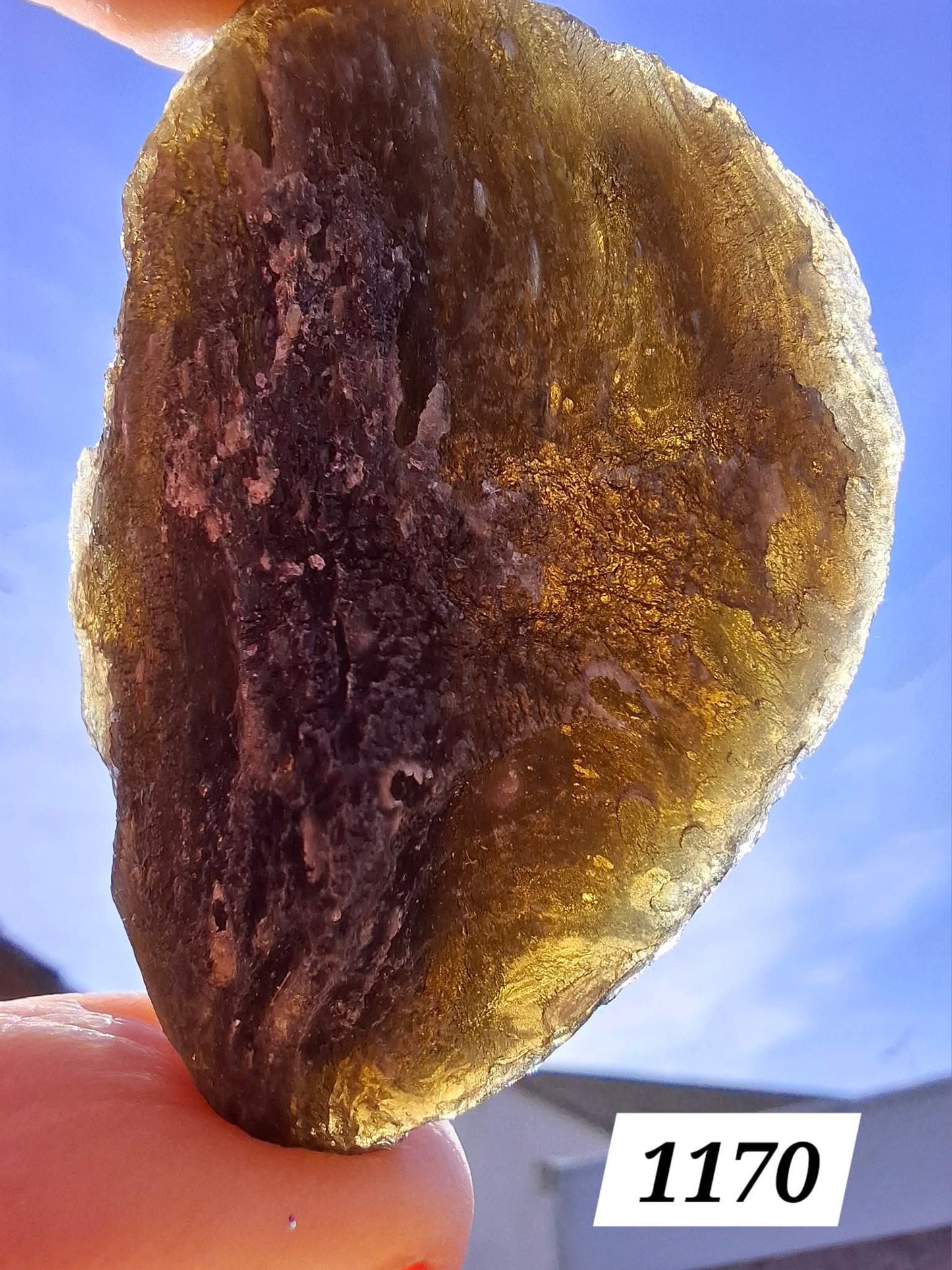 Moldavite Piece, NESMEN HURKA,  26.87g, Tektite (Ref: 1170)