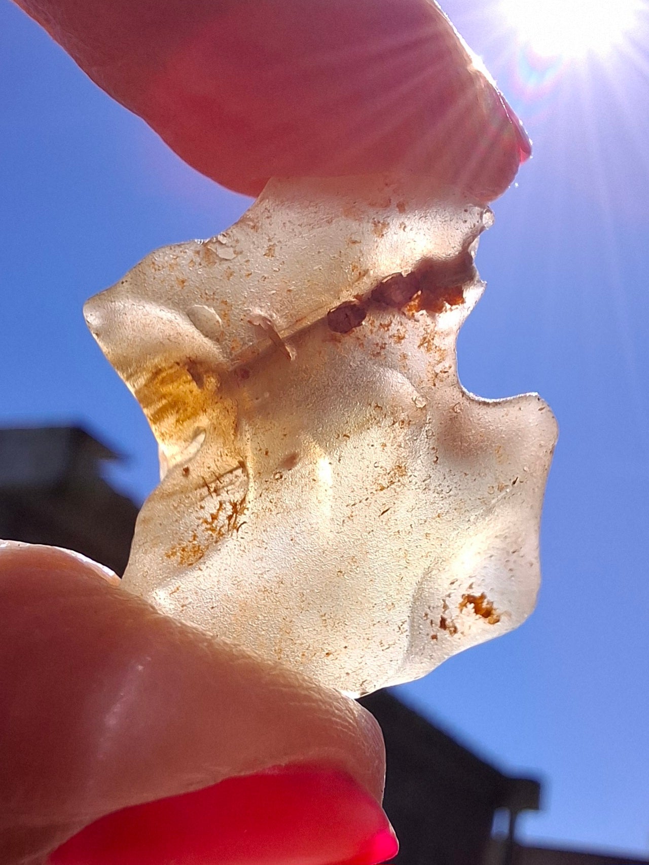 Libyan Desert Glass Piece, 6.97g, Tektite