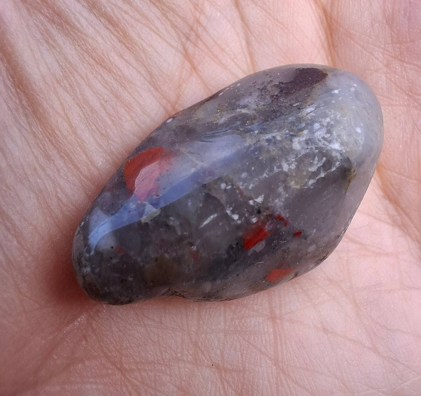 African Blood Stone, Tumble Stone, Crystal (Ref: T177)