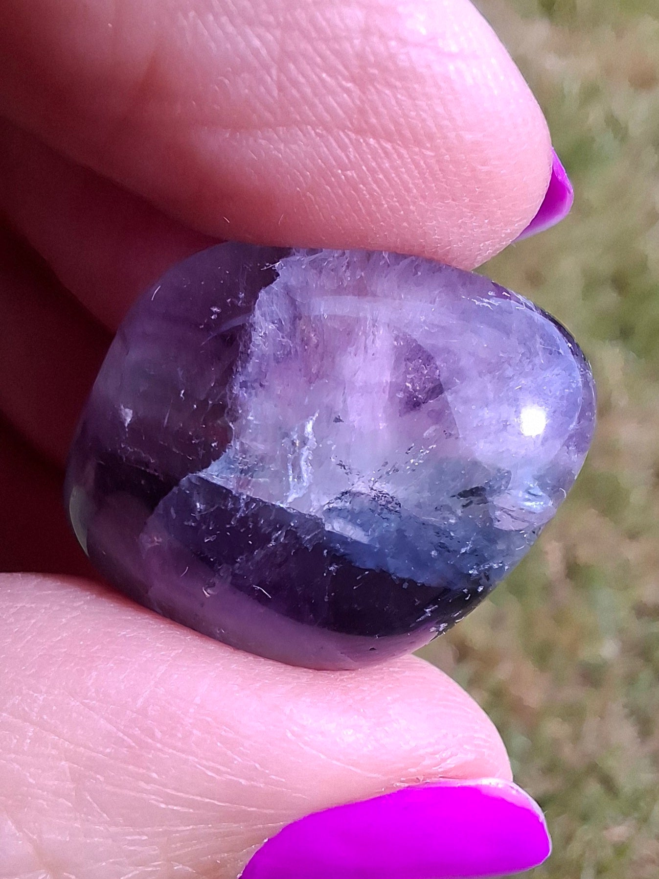 Fluorite, Tumble Stone, Crystal (Ref: T53)