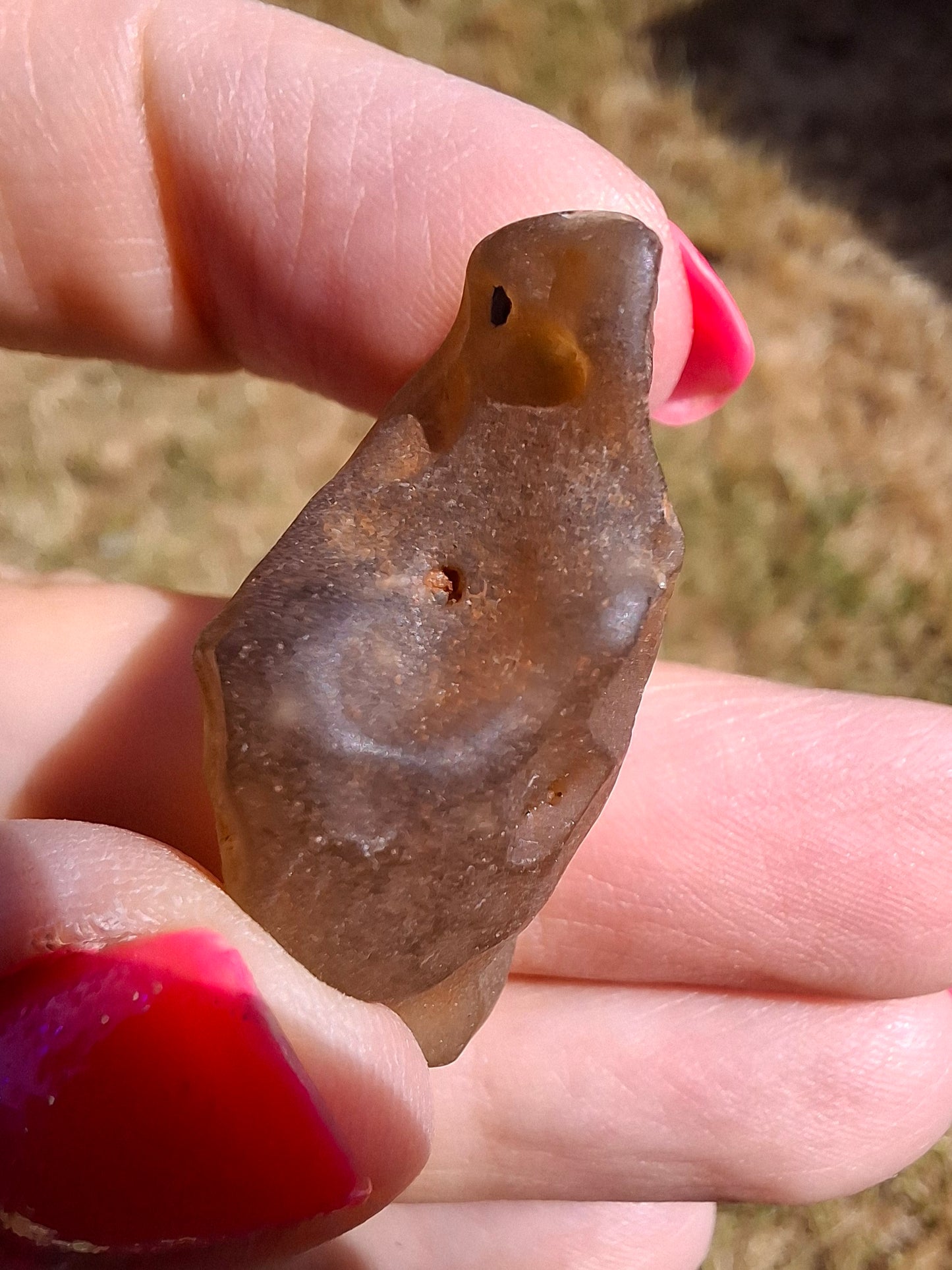 Libyan Desert Glass (darker) Piece, 10.25g, Tektite (Ref: L1368)