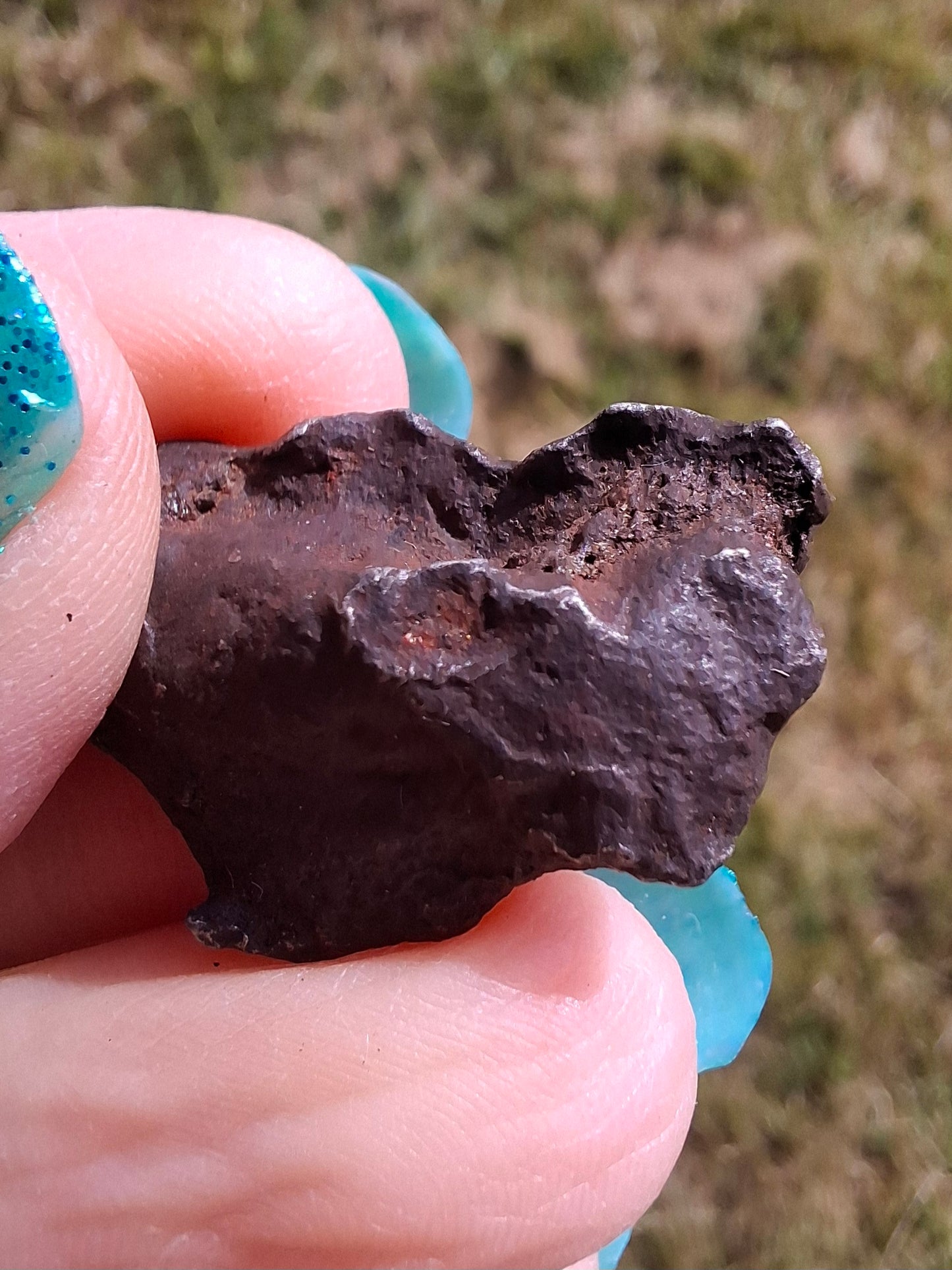 Gebel Kamil Iron Meteorite, 12.64g (Ref: K31)