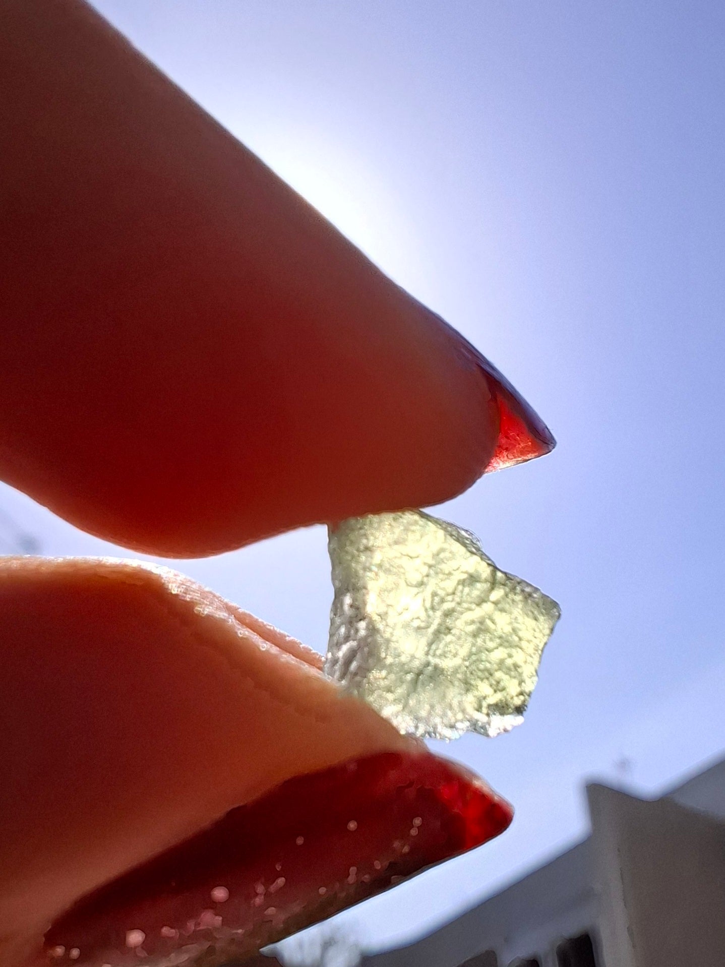 Moldavite small Piece, 0.37g, Tektite (Ref: 1478)