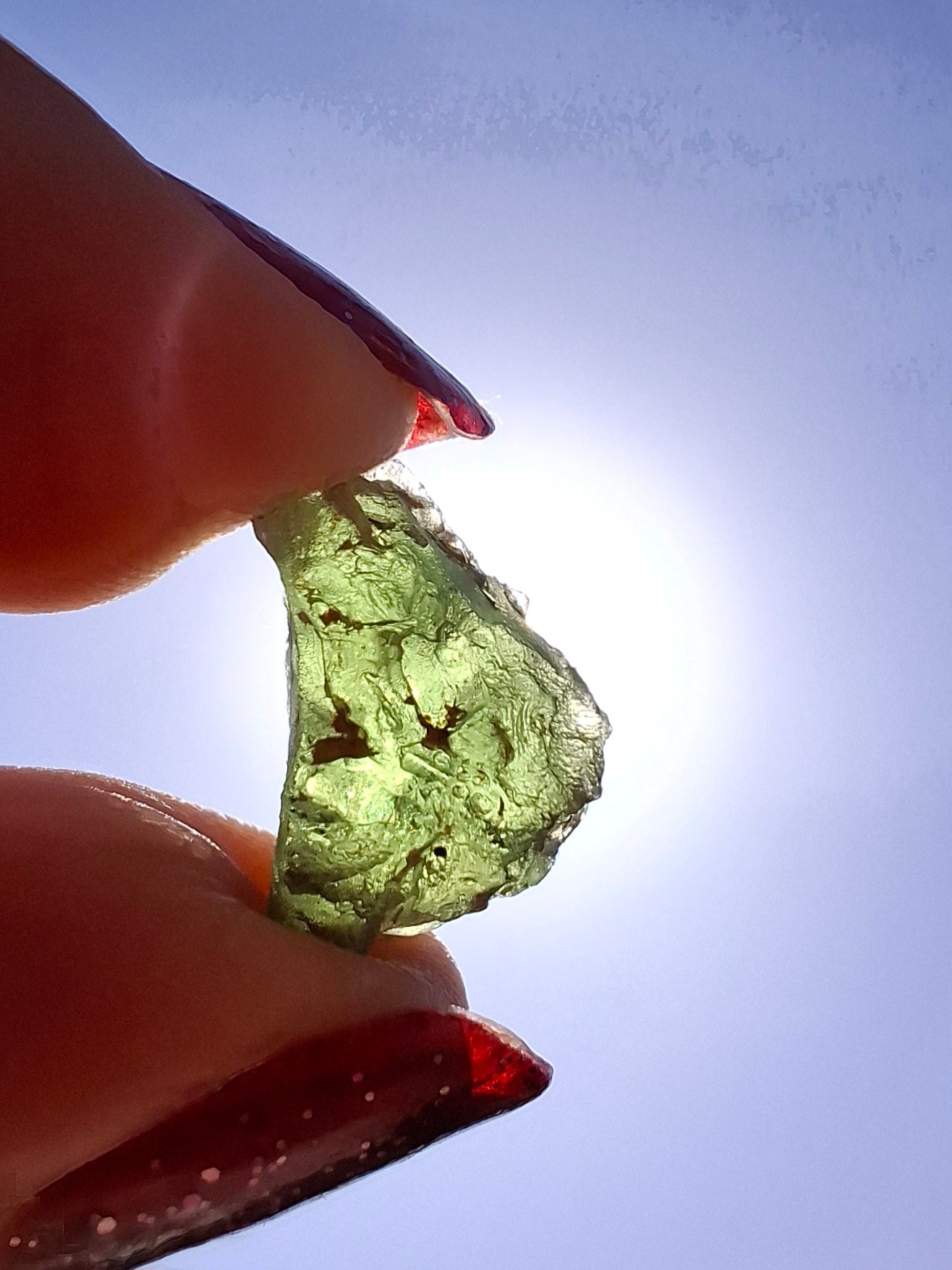 Moldavite Piece, 1.23g, Tektite (Ref: 1484)