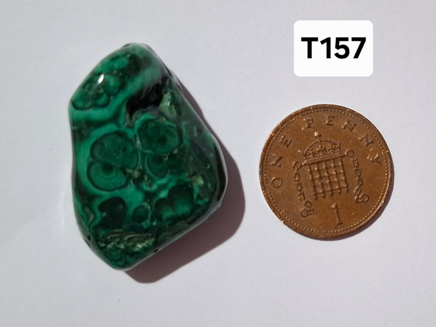 Malachite, Tumble Stone, Crystal (Ref: T157)