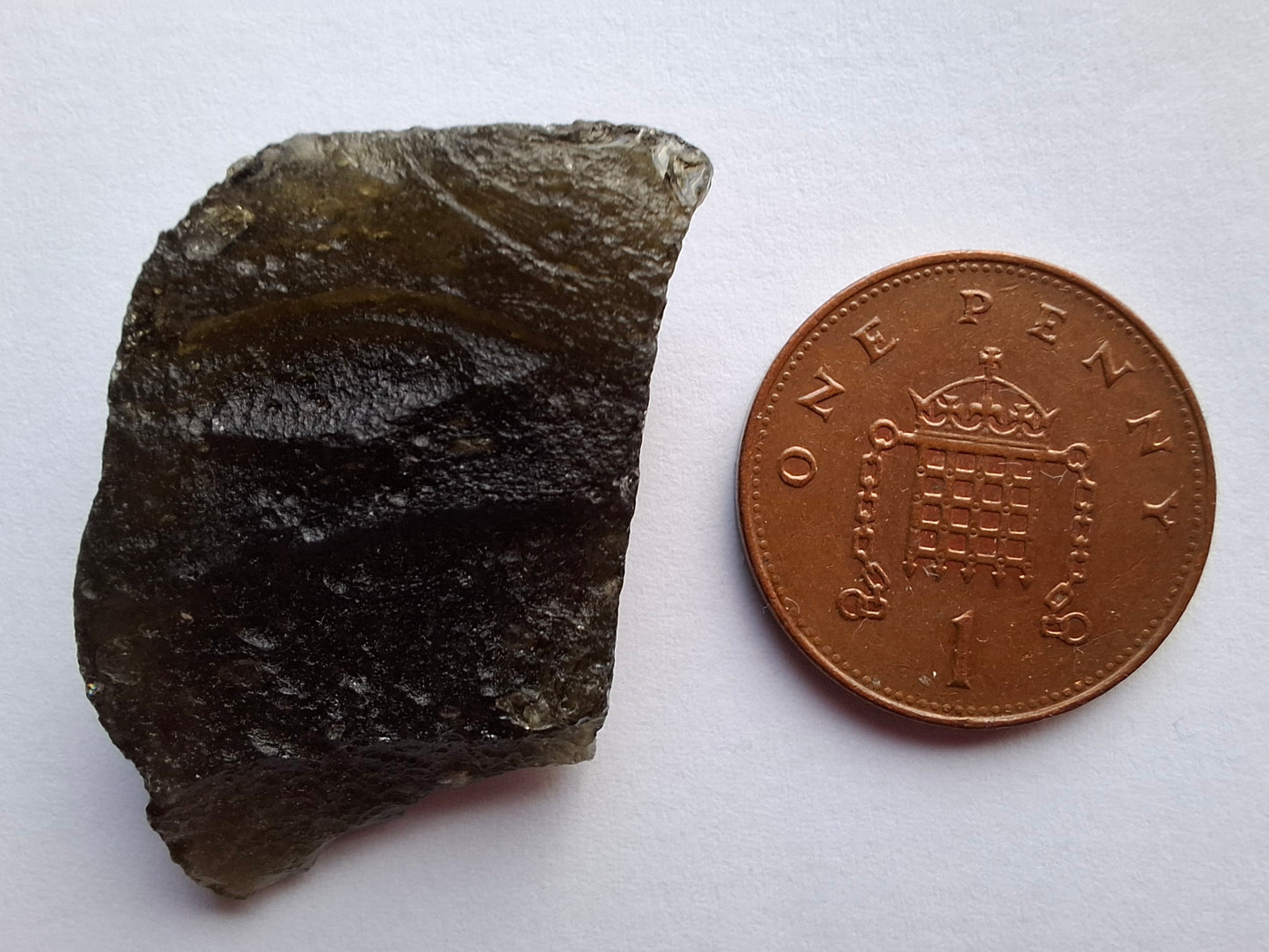 Moldavite Piece, JAKULE, 7.00g, Tektite (Ref: 1376)