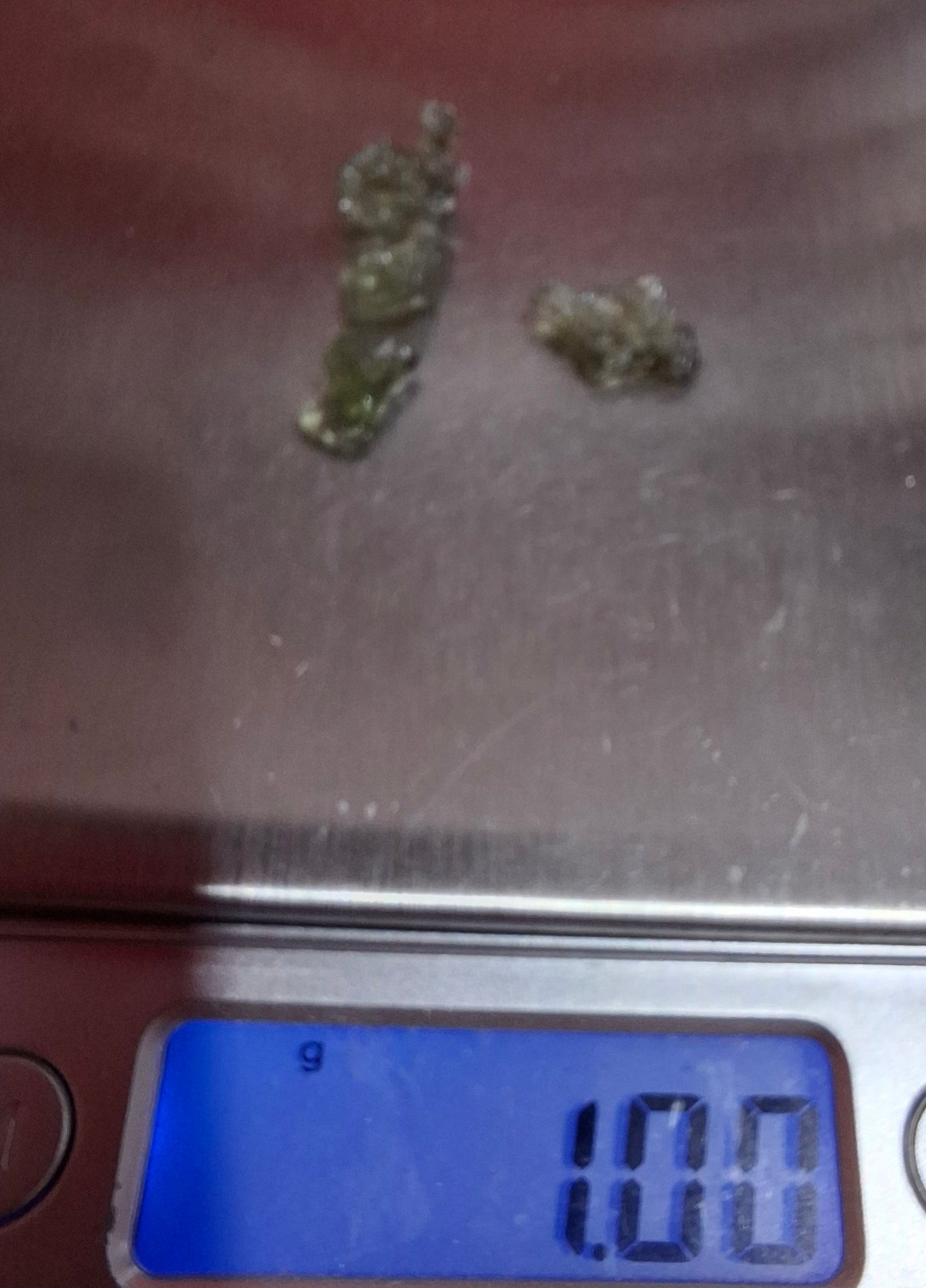 Moldavite chip Bundle, 1g, 4 pcs, Tektite (MB41)