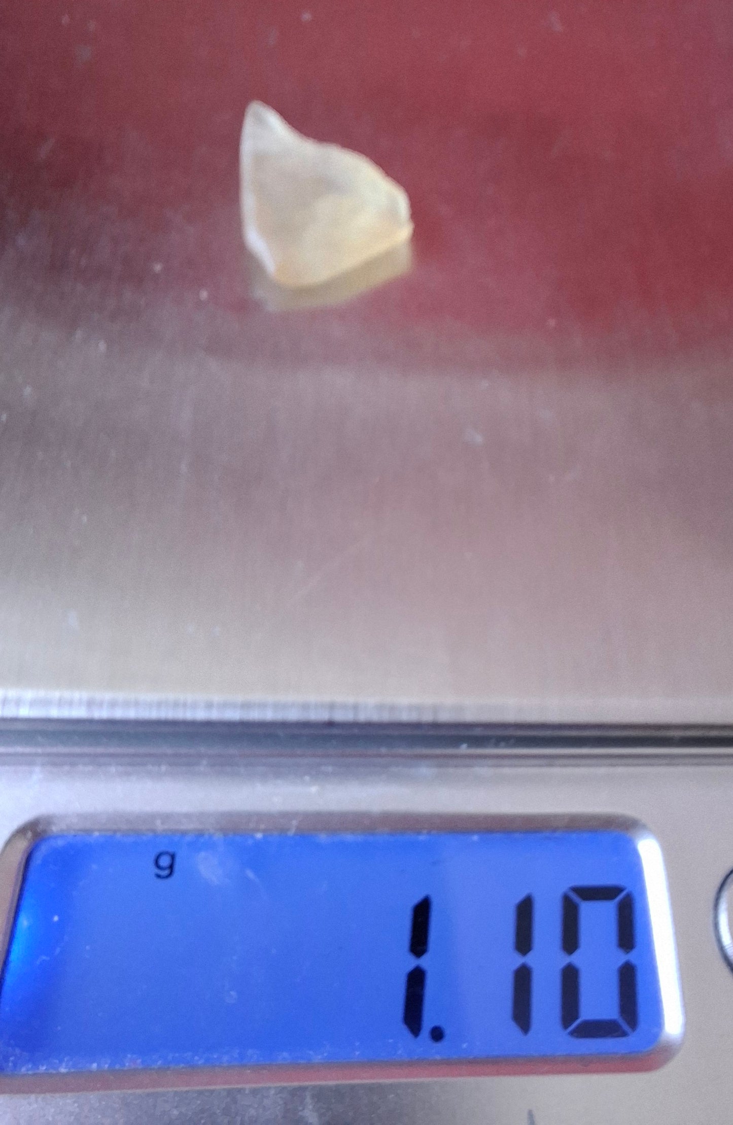 Libyan Desert Glass small Piece, 1.10g, Tektite (Ref: L1349)