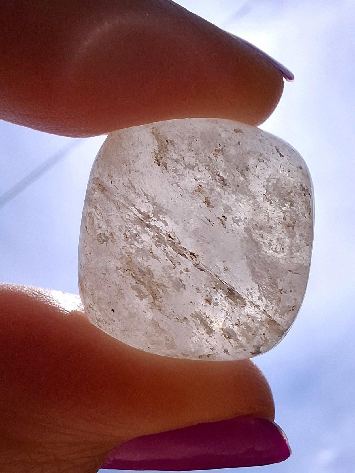 Clear Quartz, Tumble Stone, Crystal (Ref: T27)