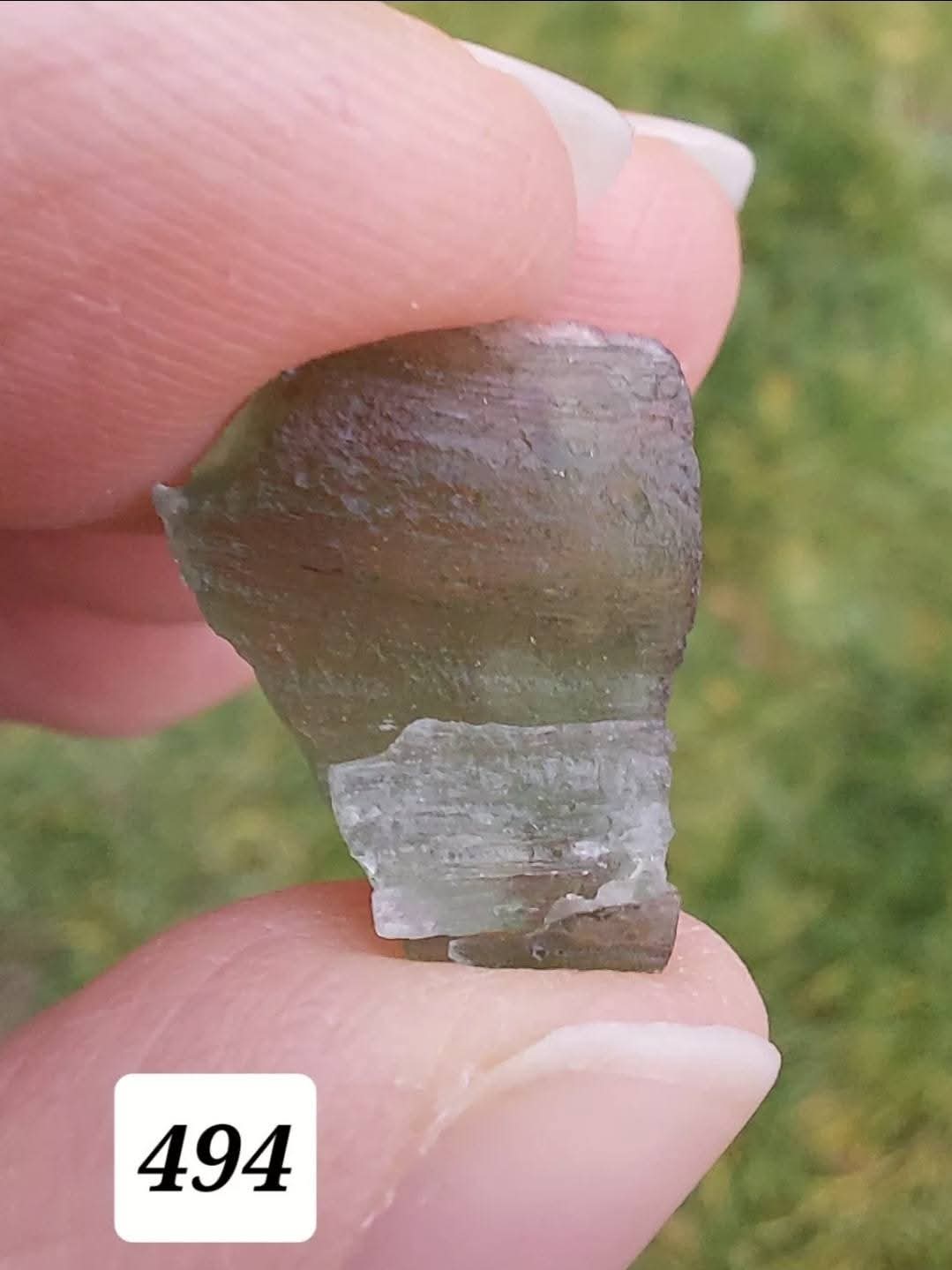 Moldavite Piece, 0.94g, Tektite (Ref: 494)