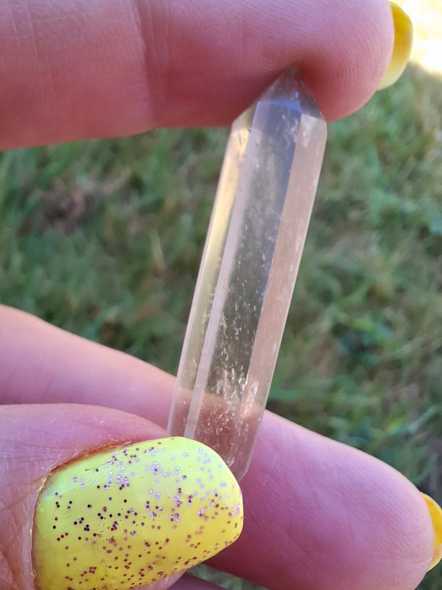 Libyan Desert Glass DT Carving, 3.93g, Tektite (Ref: LDT3)