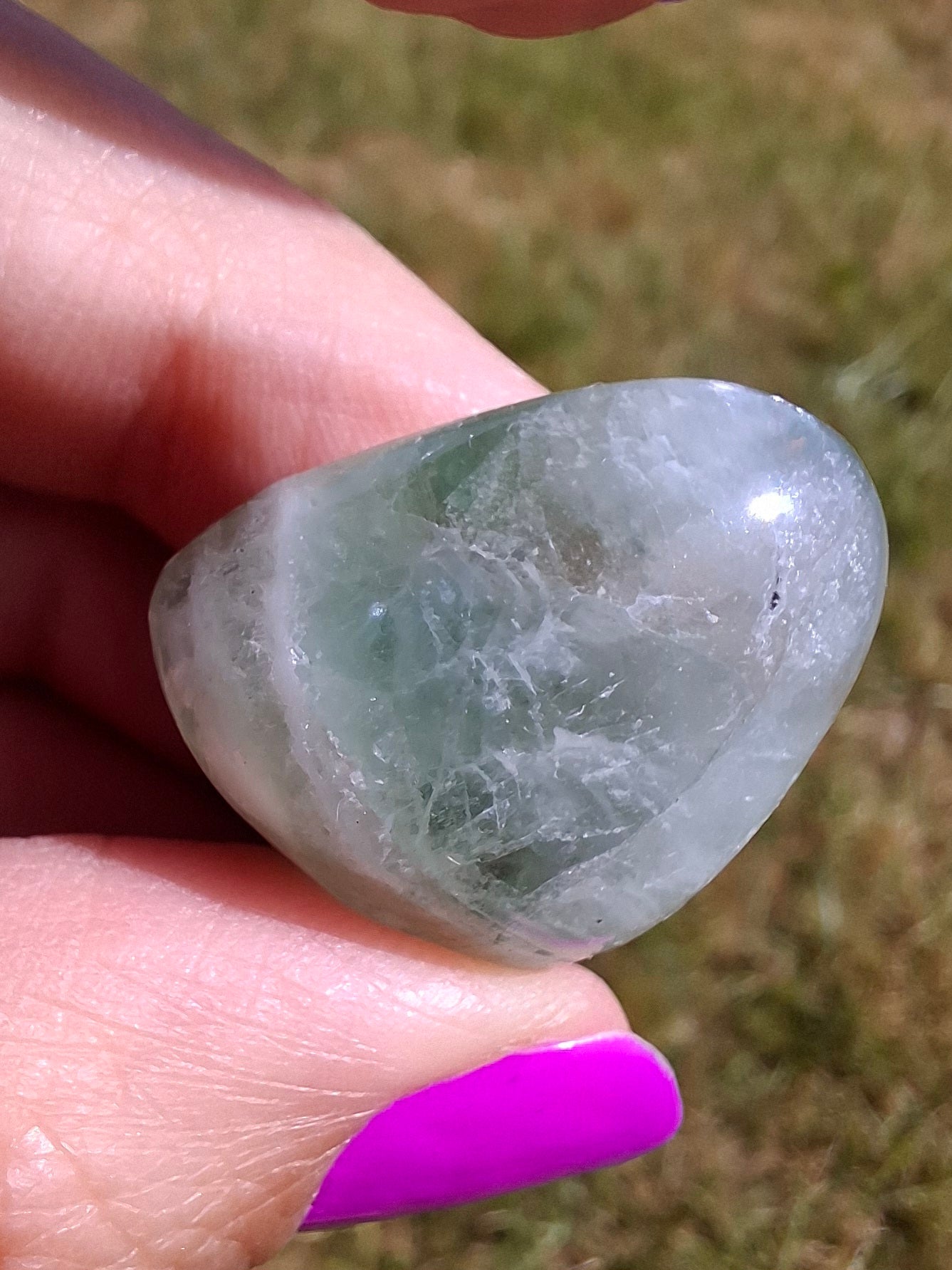 Fluorite, Tumble Stone, Crystal (Ref: T56)