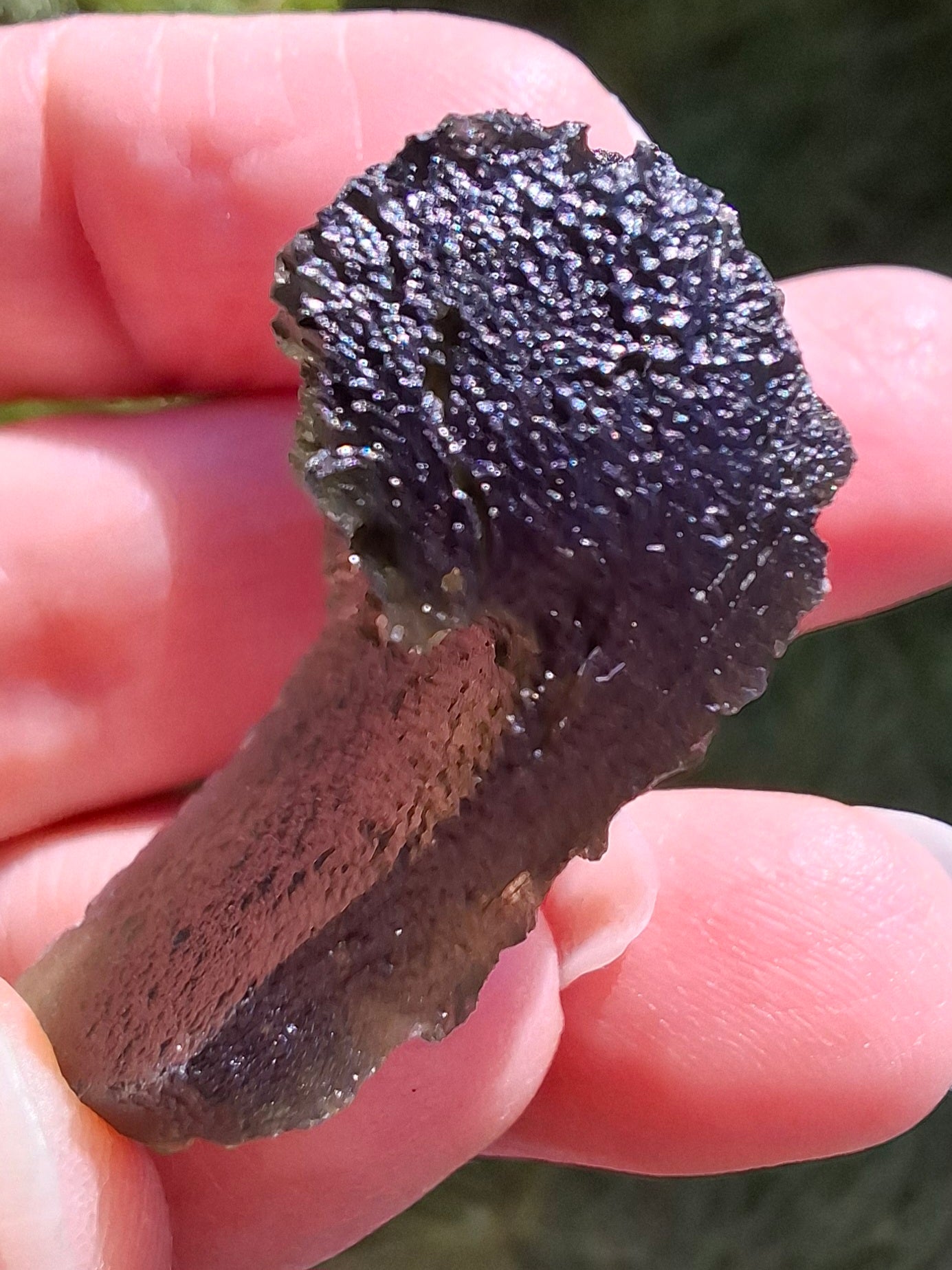 Moldavite Piece, SLAVCE, 13.52g, Tektite (Ref: 1178)
