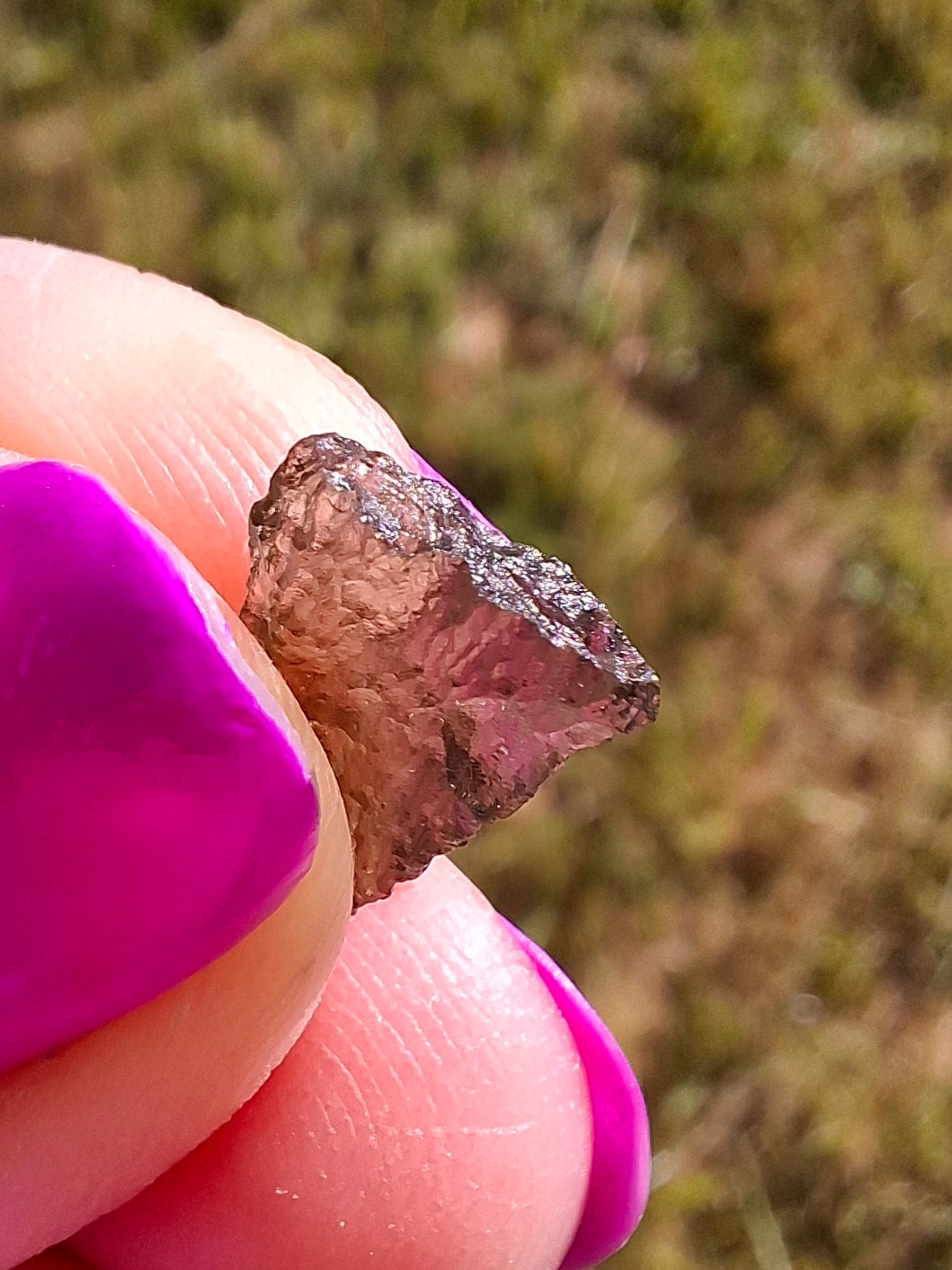 Moldavite small Piece, 0.39g. Tektite (Ref: 1430)