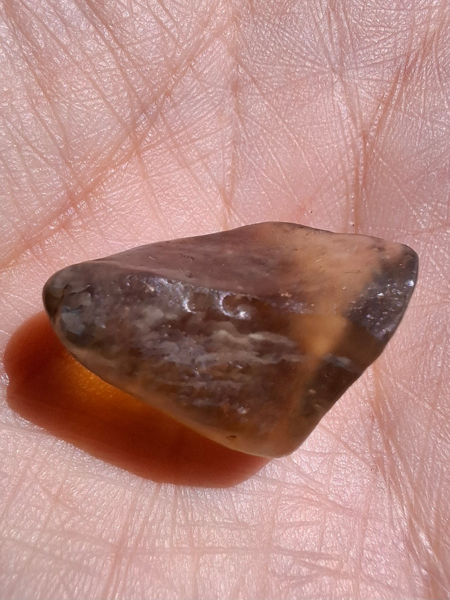 Libyan Desert Glass (darker) Piece, 4.43g, Tektite (Ref: L1361)