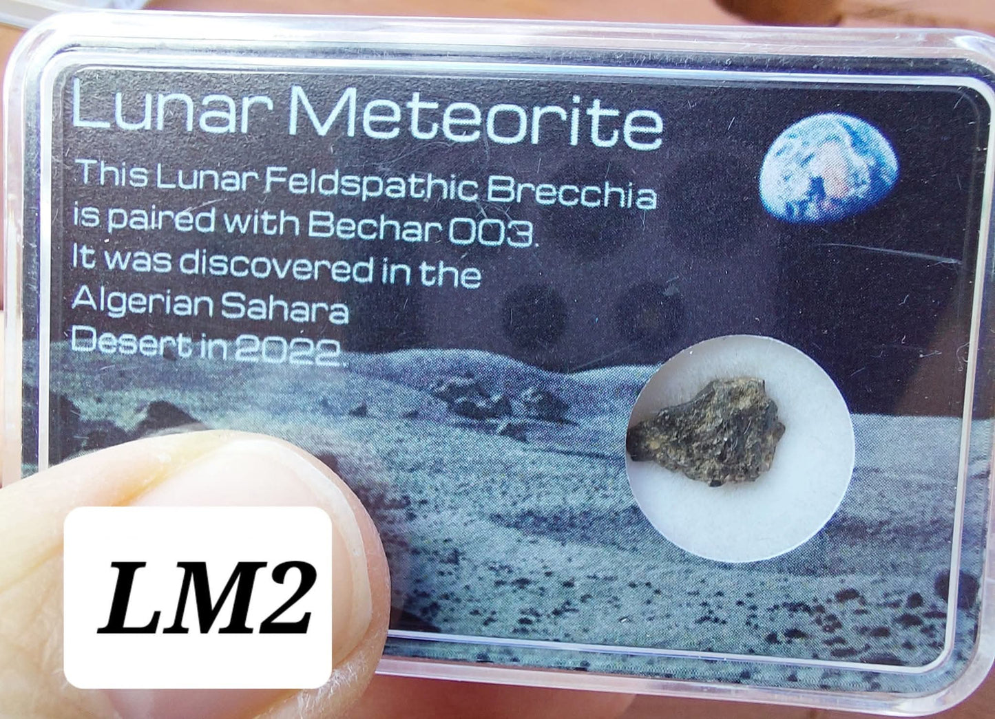 Lunar Meteorite, 0.23g, 'Moon Rock'(Ref: LM2)
