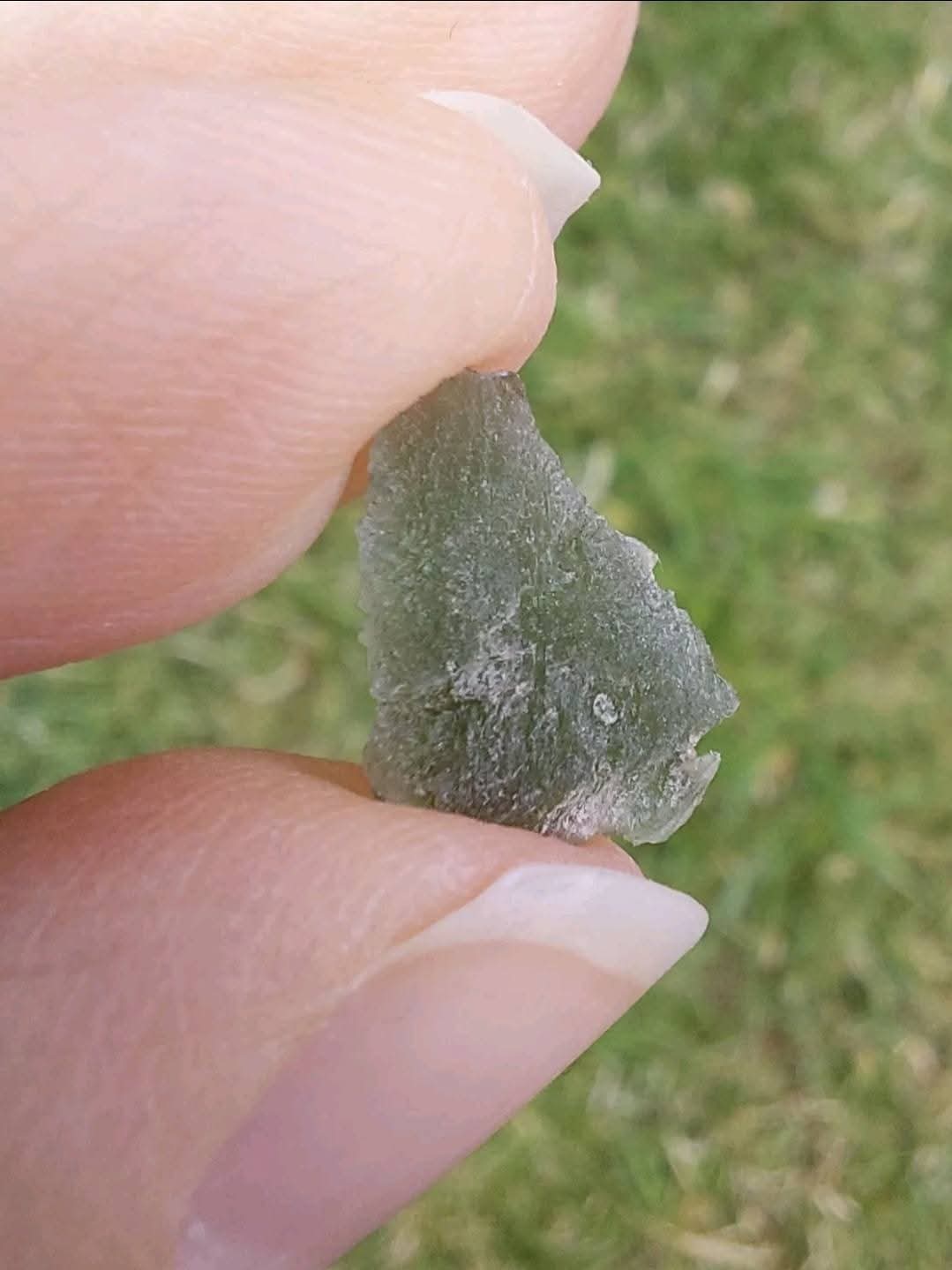 Moldavite Piece, 0.55g, Tektite (Ref: E225)