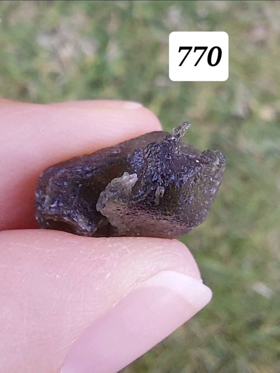 Moldavite Piece, 1.84g, Tektite (Ref: 770)