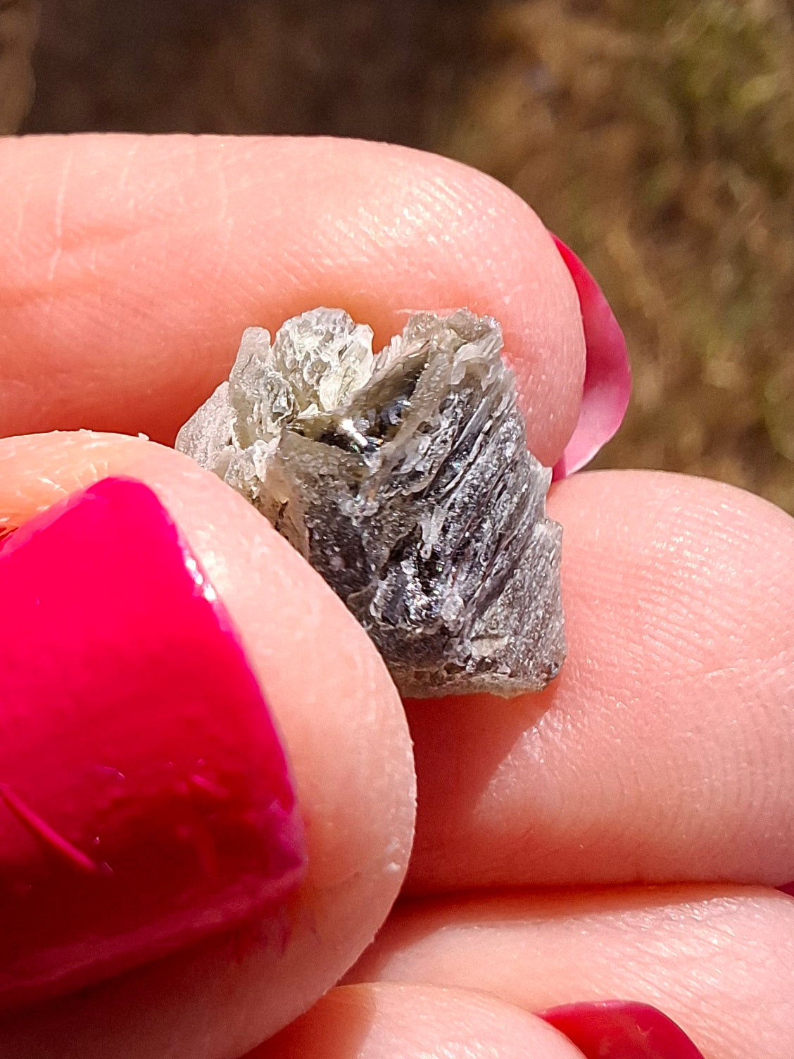 Moldavite Piece, SNOWFLAKE, FROSTED, BRUSNA, 1.05g, Tektite (Ref: 1490)
