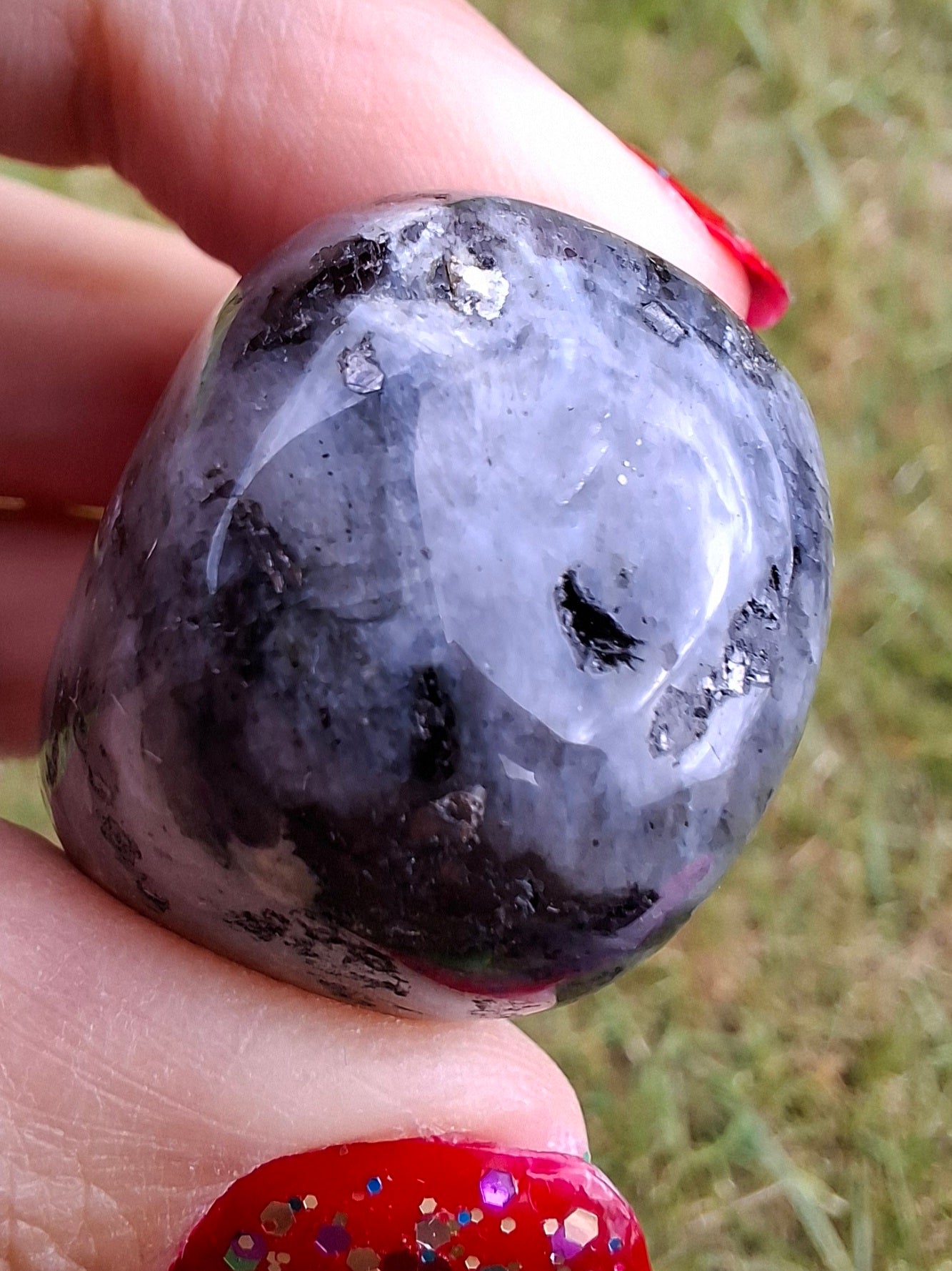 Larvikite, Tumble Stone, Crystal (Ref: T127)