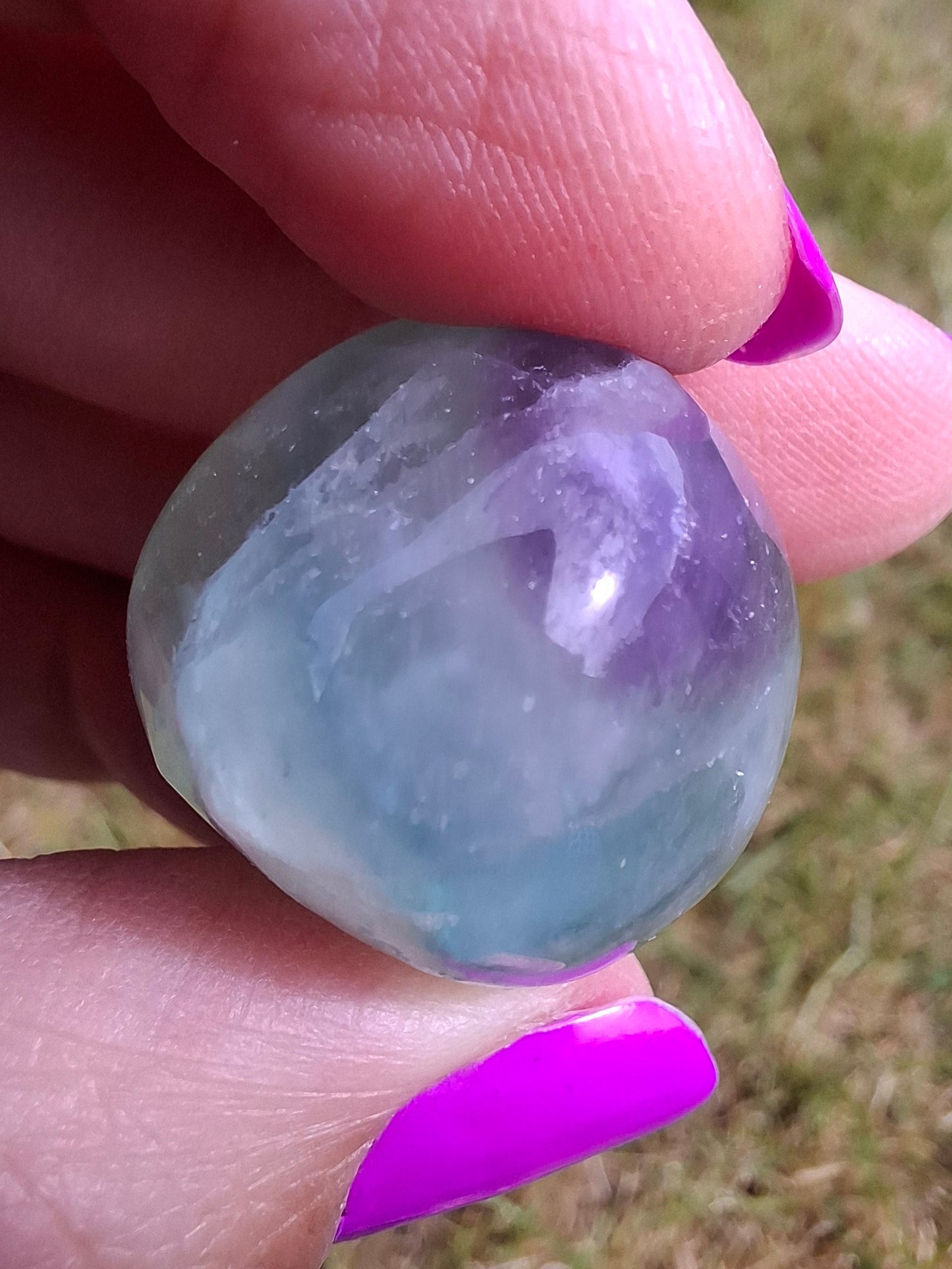 Fluorite, Tumble Stone, Crystal (Ref: T51)