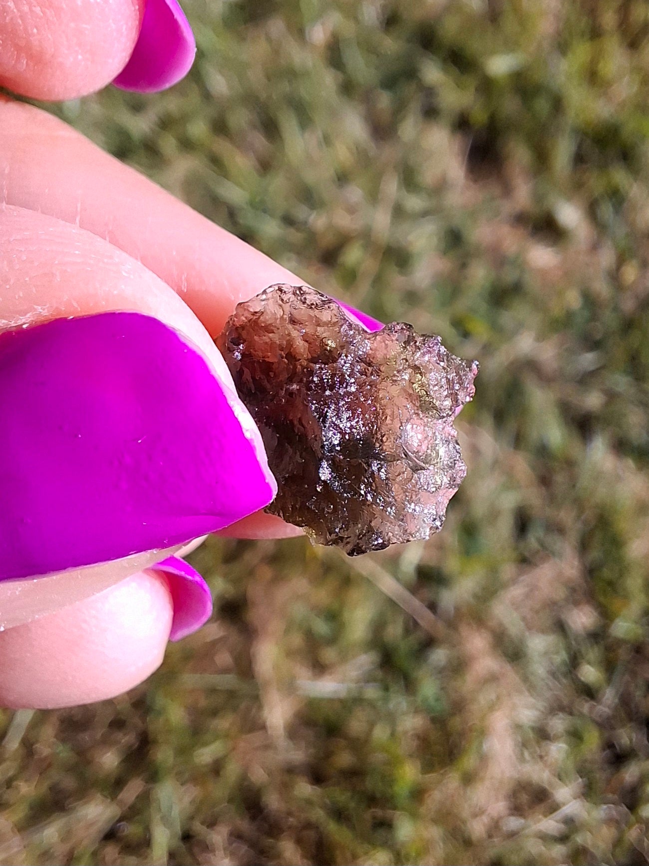 Moldavite Piece, 0.62g, Tektite (Ref: 1455)