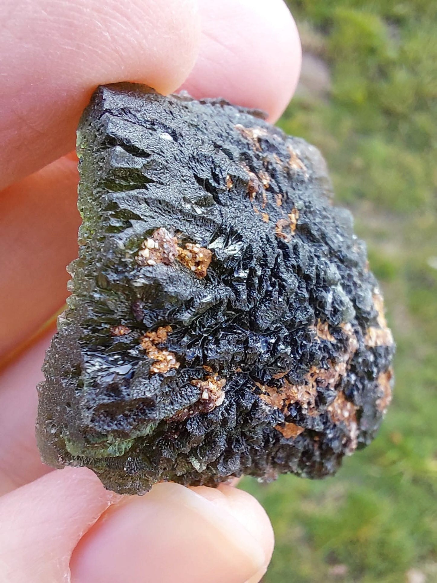 Moldavite Piece, NOVA HOSPODA, 18.15g, Tektite (Ref: 1041)