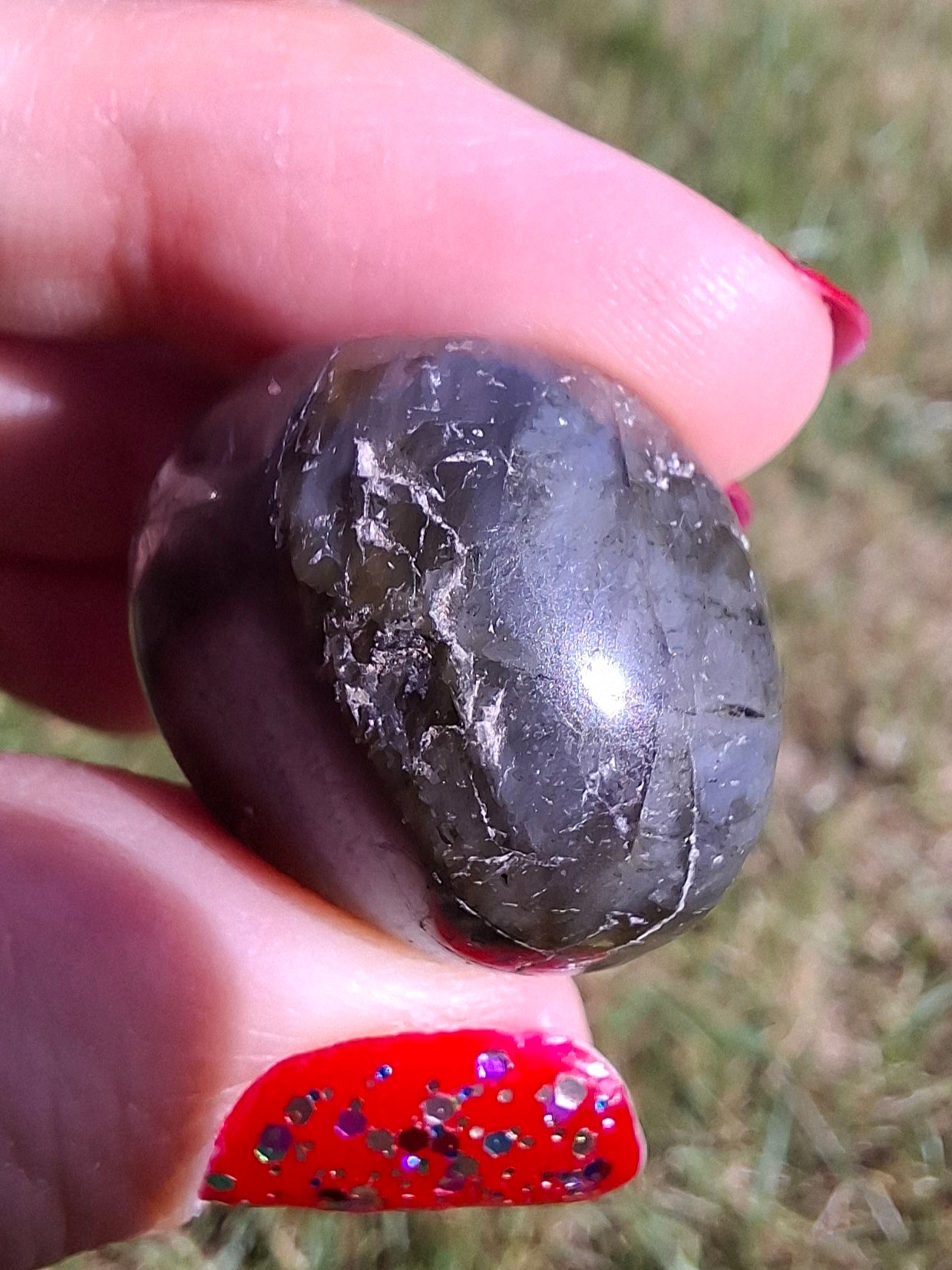 Labradorite, Tumble Stone, Crystal (Ref: T209)