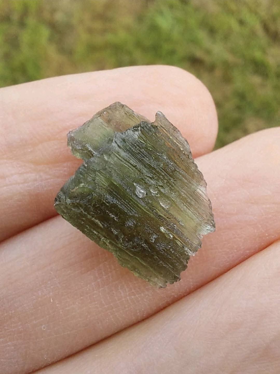 Moldavite Piece, 1.64g, Tektite (Ref 889)