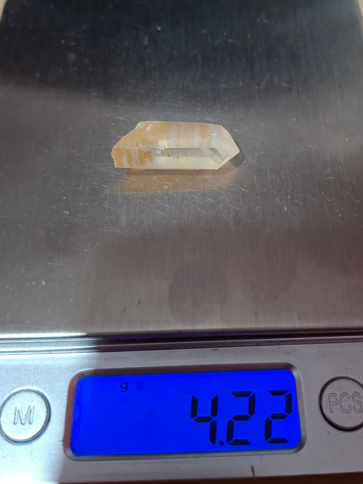 Natural Citrine, 4.22g, Crystal (Ref: TC7)