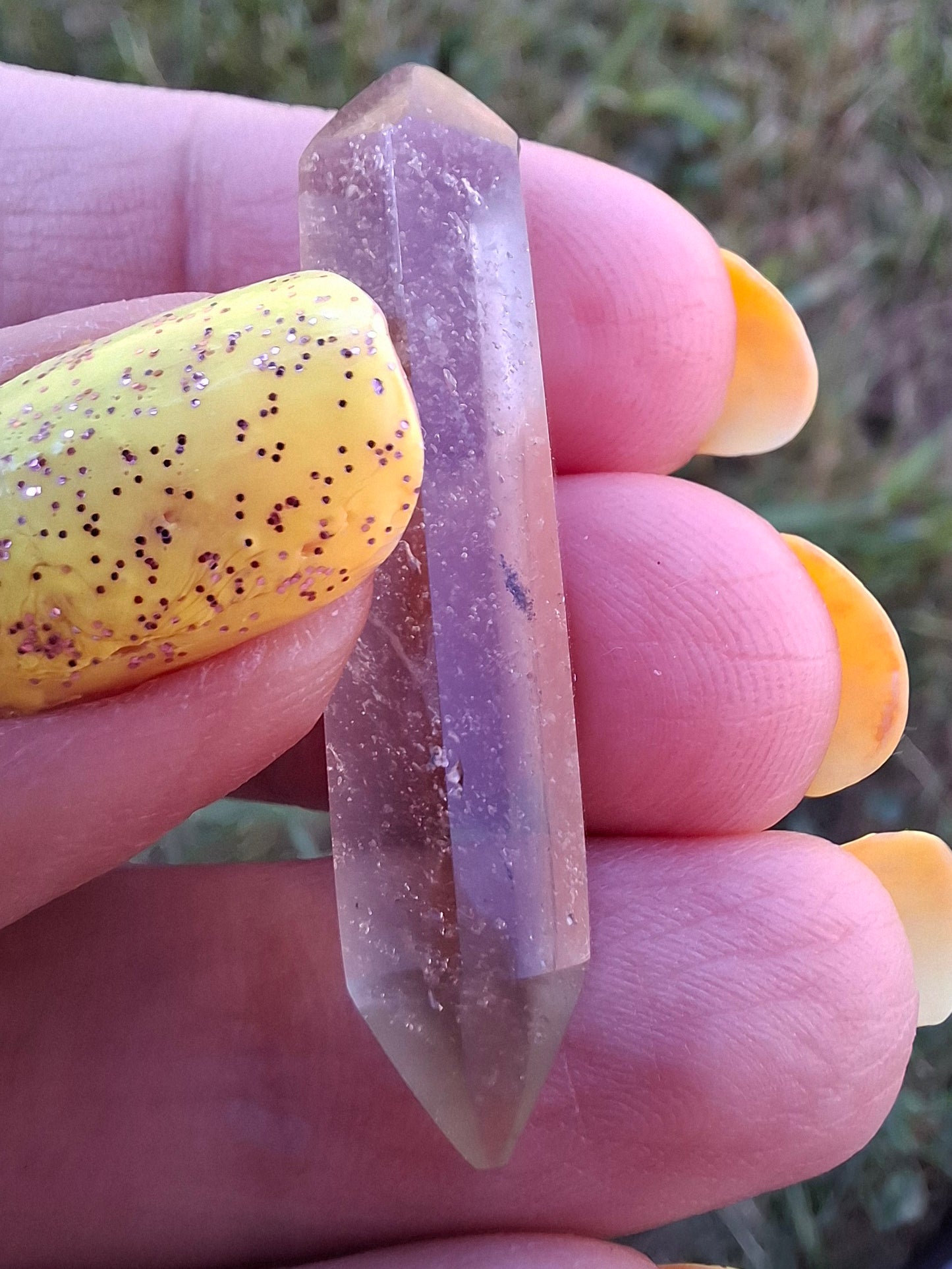 Libyan Desert Glass DT Carving, 4.51g, Tektite (Ref: LDT4)