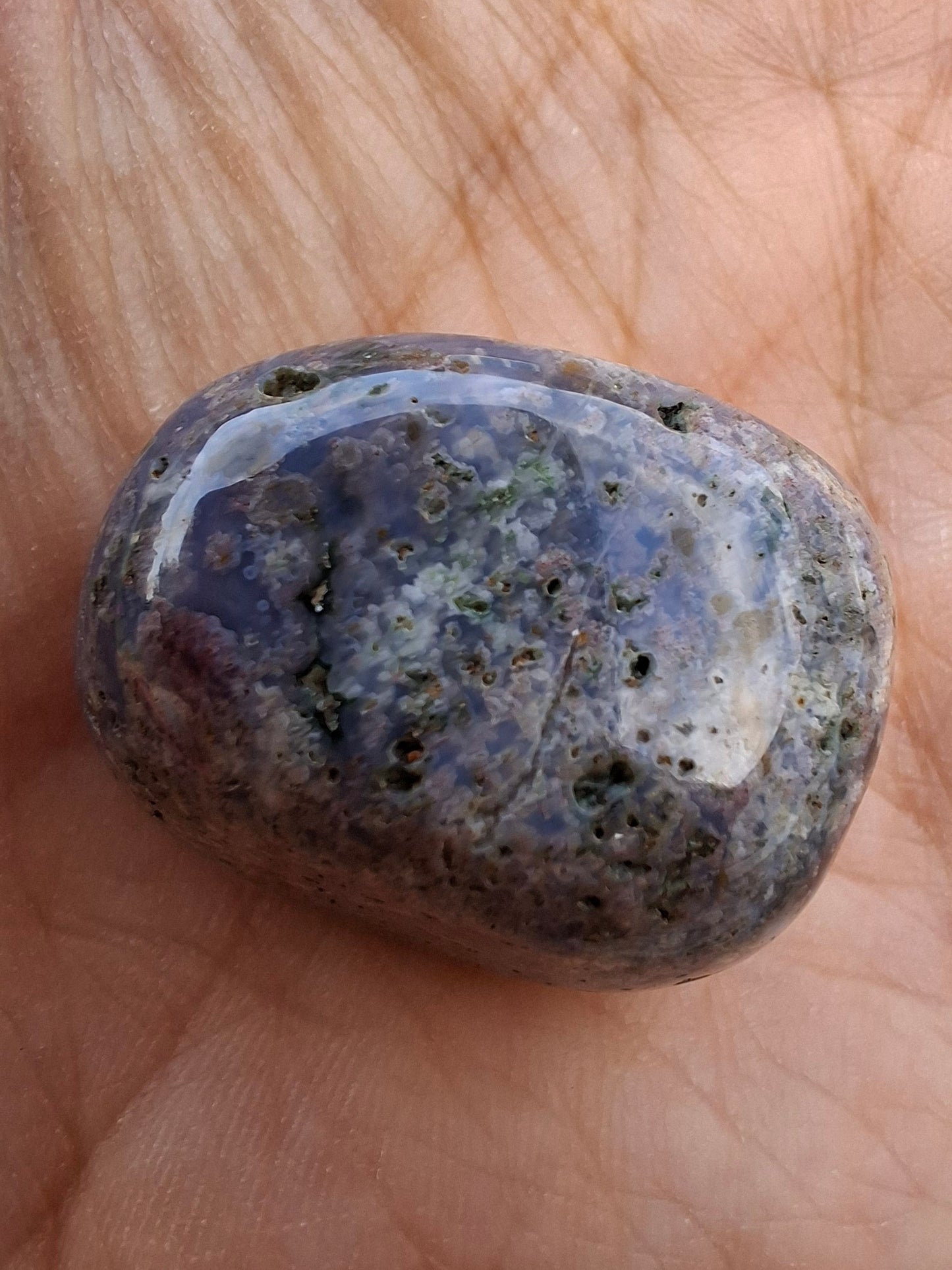 Ocean Jasper, Tumble Stone, Crystal (Ref: T205)
