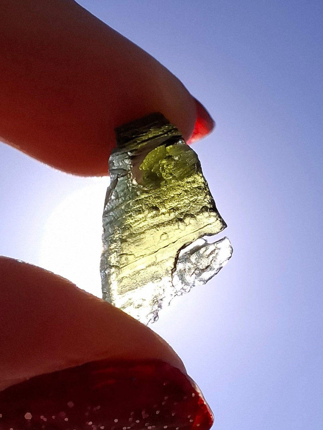 Moldavite Piece, 1.25g, Tektite (Ref: 1470)