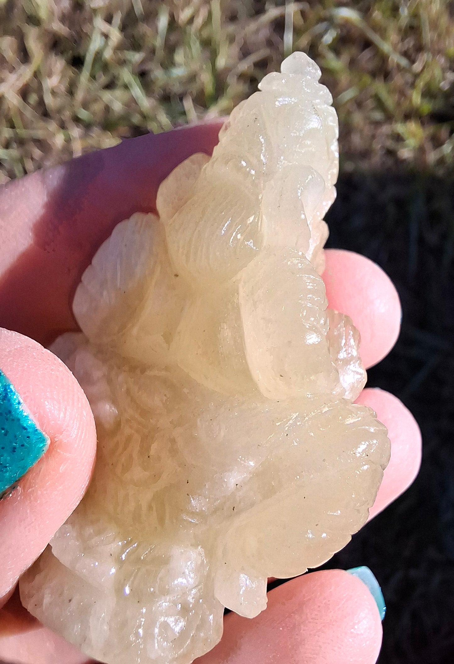 Libyan Desert Glass GANESHA craving, 31.21g, Tektite (Ref: Ganesha2)