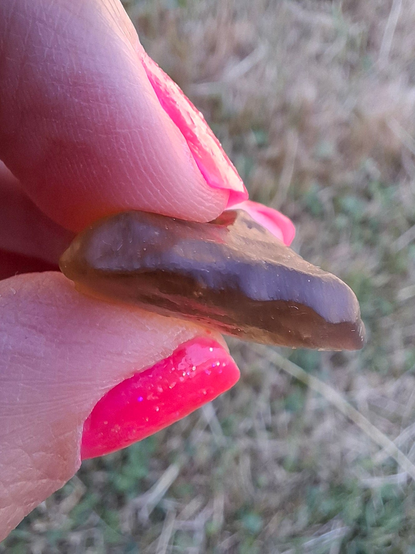 Libyan Desert Glass (darker) Piece, 4.84g, Tektite (Ref: L1360)