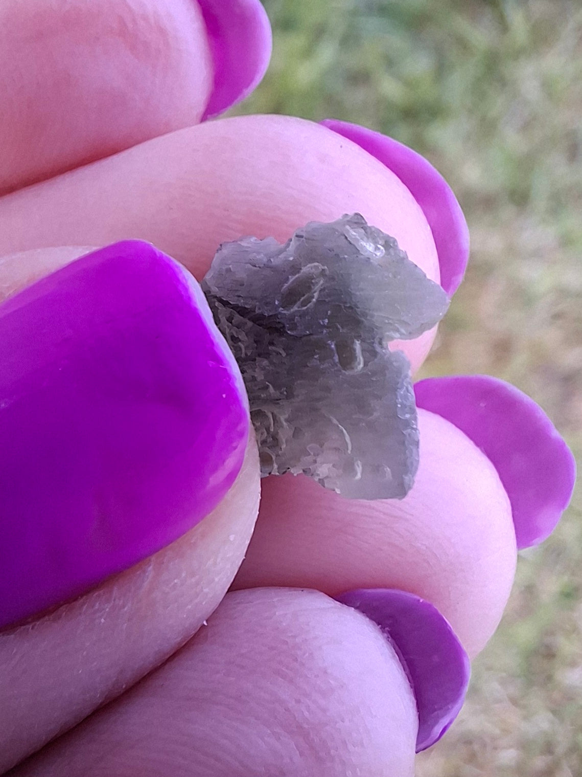 Moldavite Piece, 0.78g, Tektite (Ref: 1451)