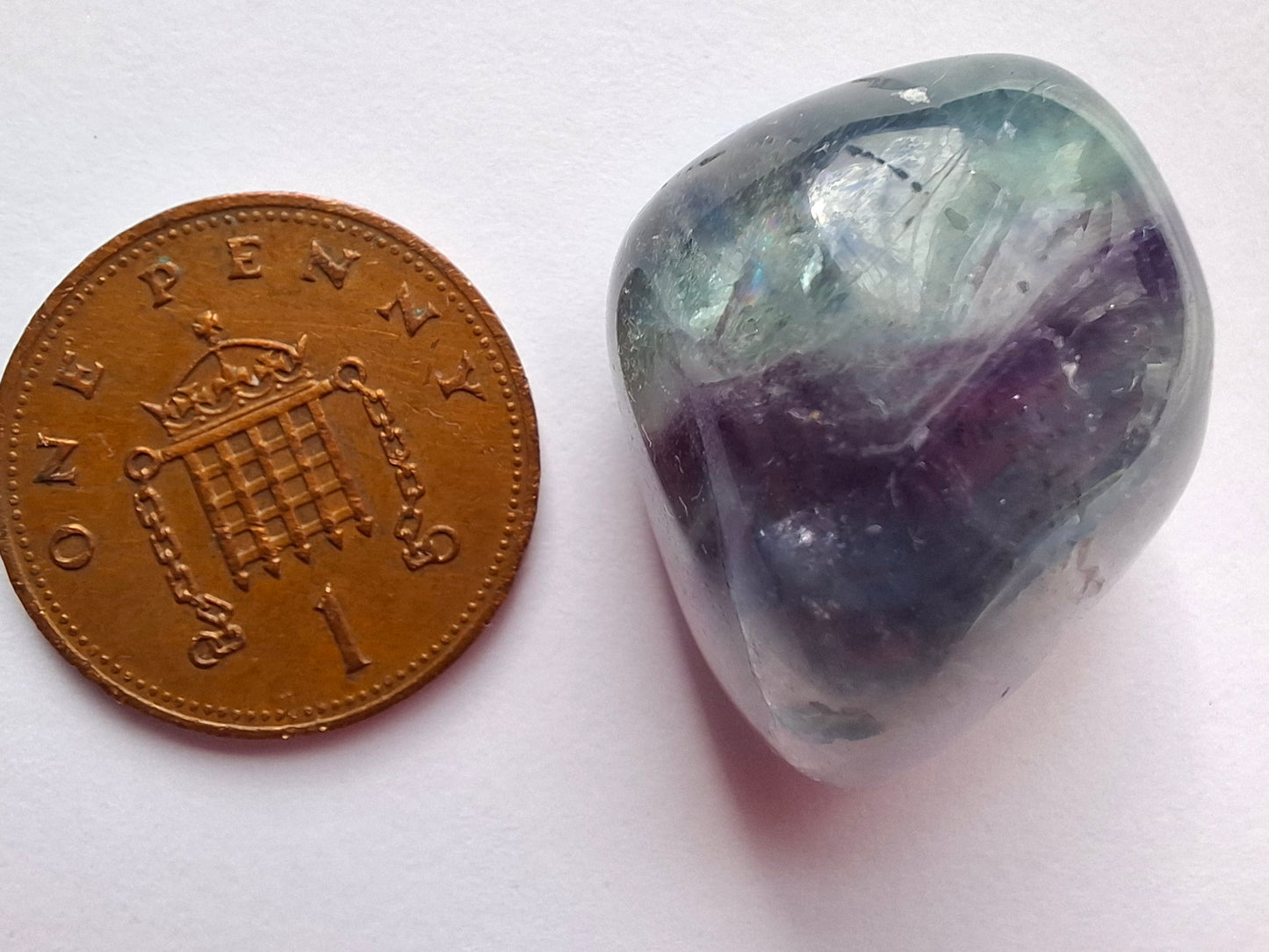 Fluorite, Tumble Stone, Crystal (Ref: T53)