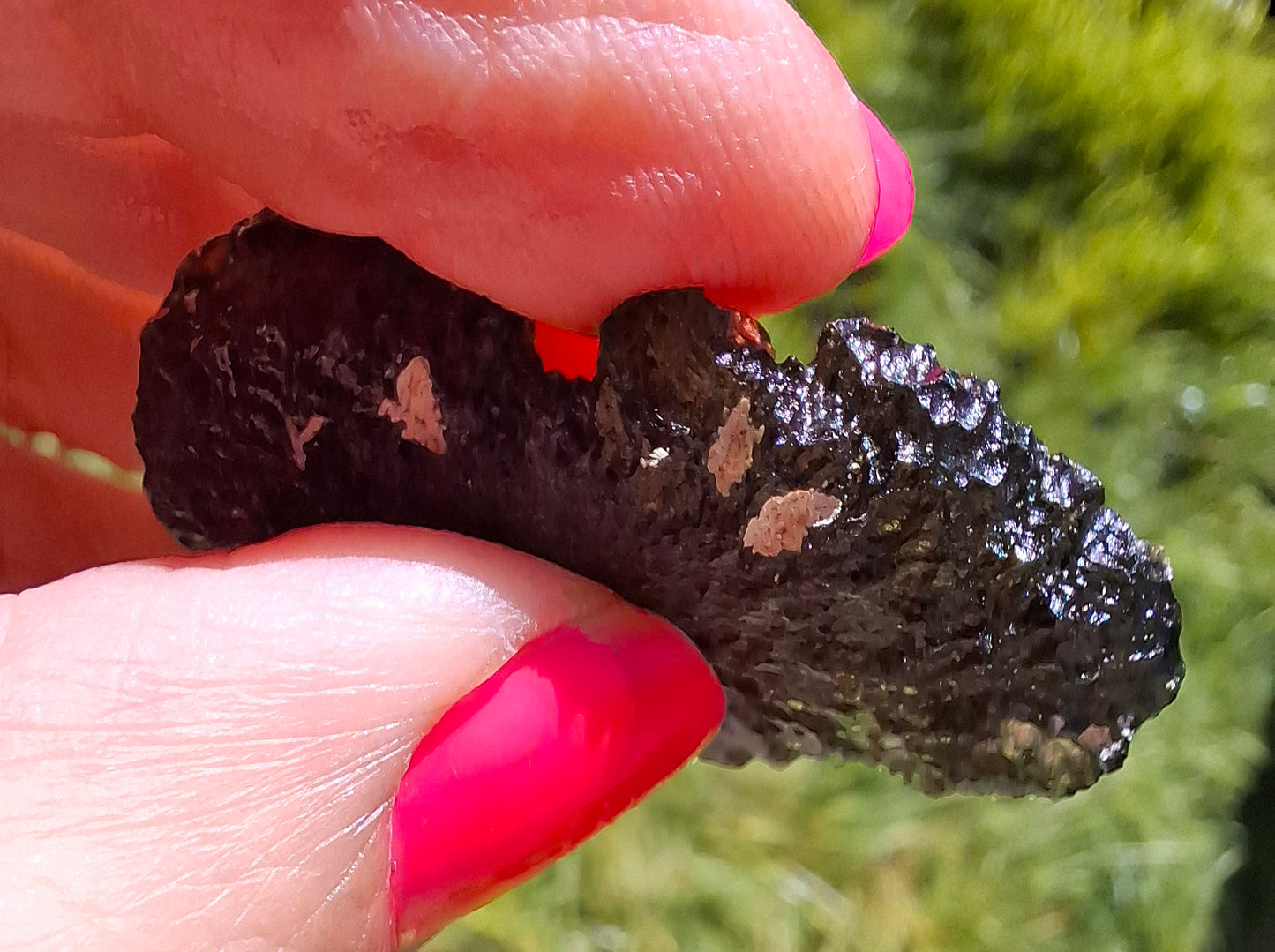 Moldavite Piece, CHLUM, 11.18g, Tektite (Ref: 1166)