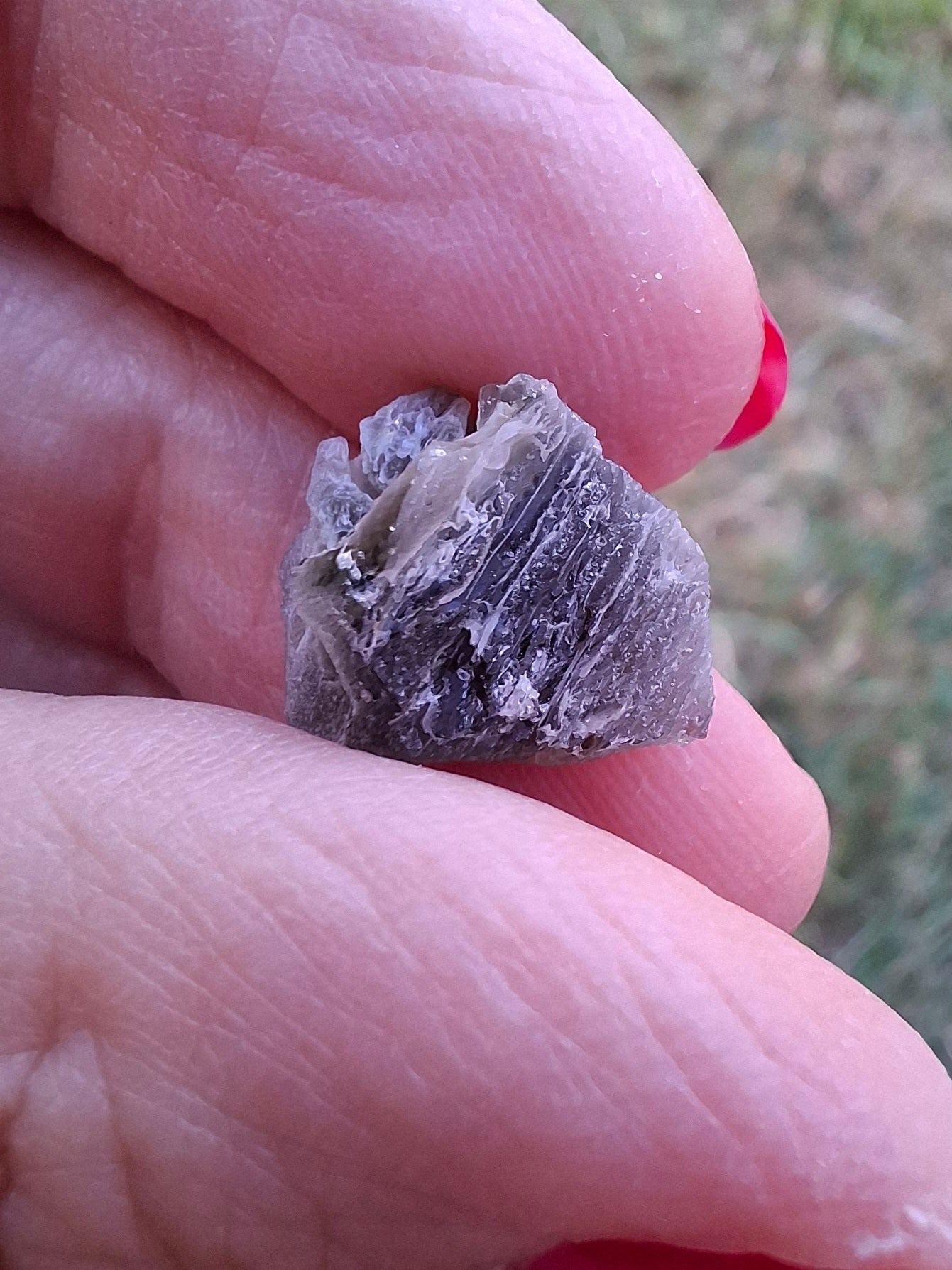 Moldavite Piece, SNOWFLAKE, FROSTED, BRUSNA, 1.05g, Tektite (Ref: 1490)