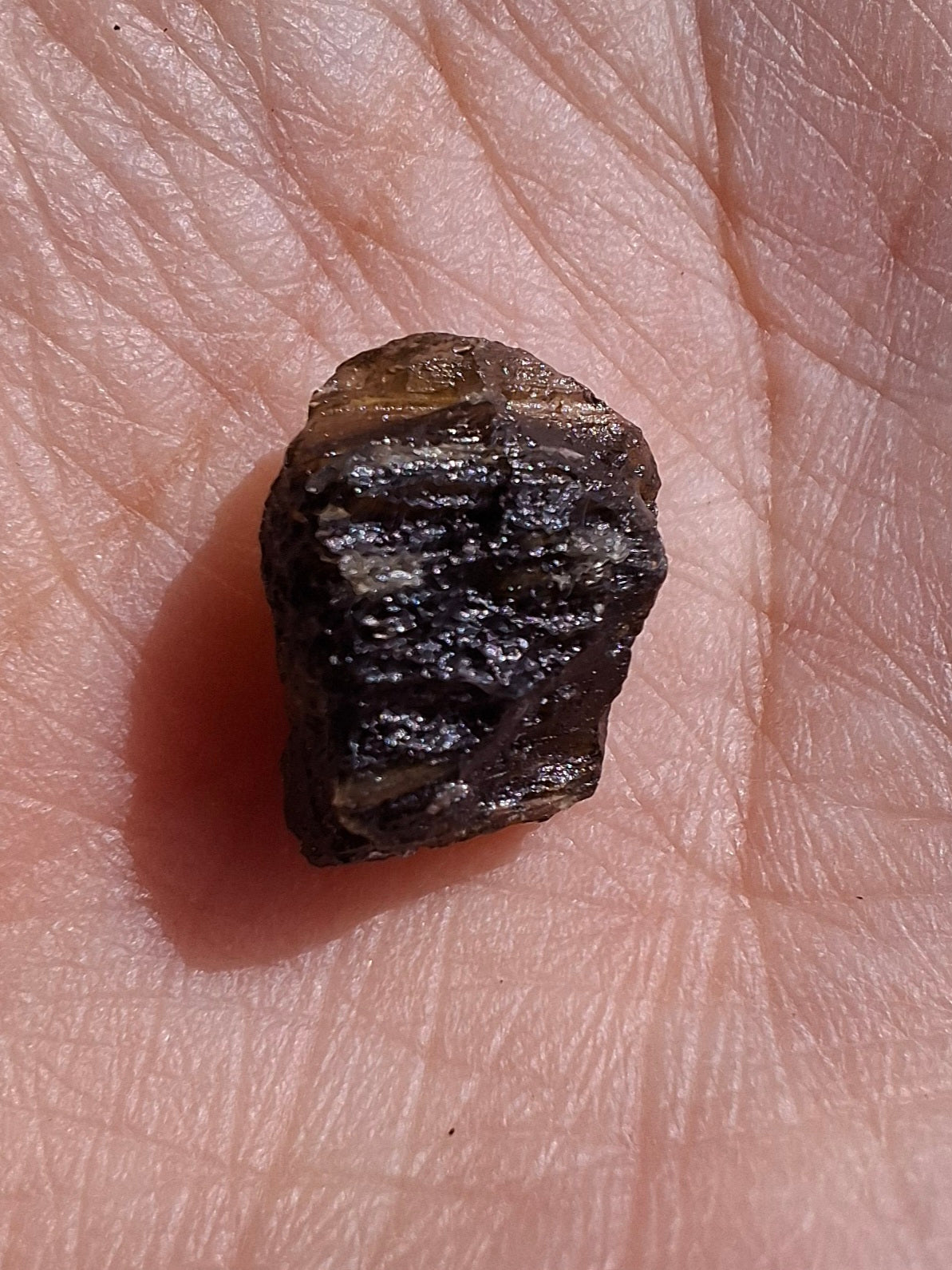 Moldavite Piece, 0.87g, Tektite (Ref: 1392)