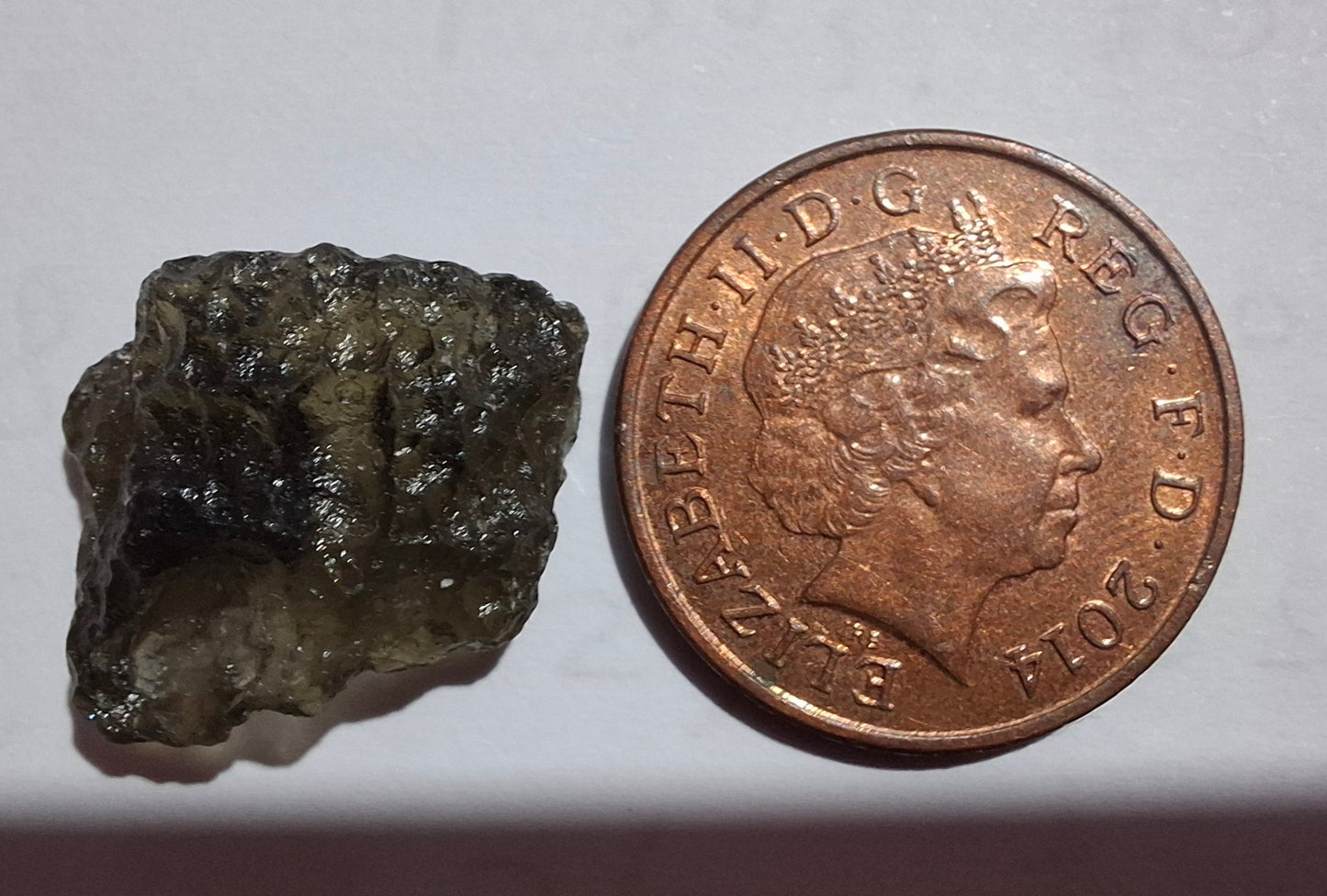 Moldavite Piece, 1.48g, Tektite (Ref: B49)