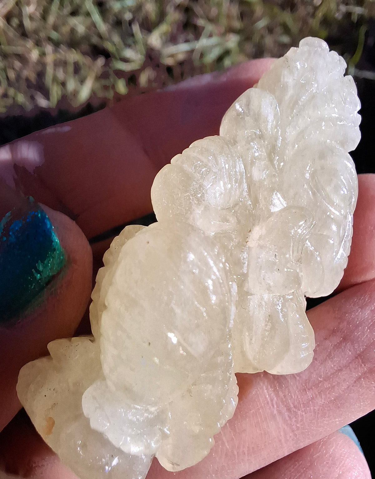 Libyan Desert Glass GANESHA craving, 31.21g, Tektite (Ref: Ganesha2)