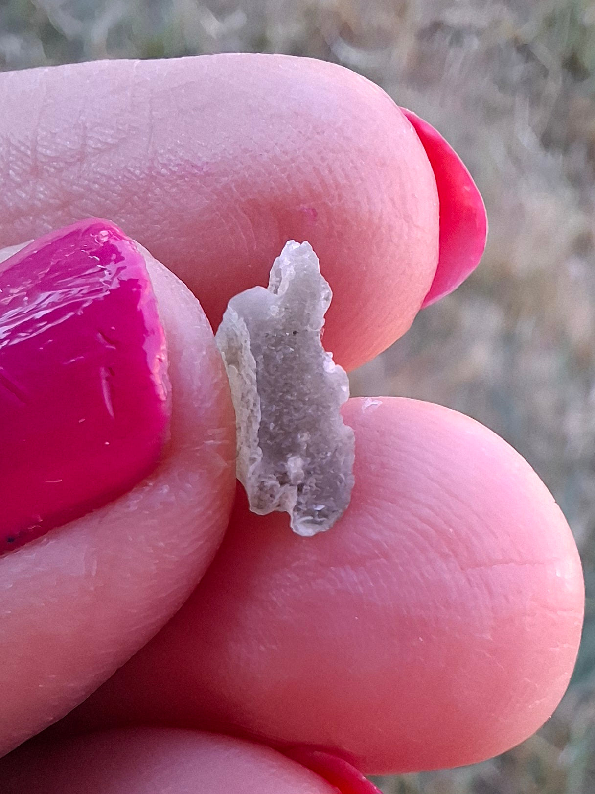 Moldavite Piece, SNOWFLAKE, FROSTED, BRUSNA, 0.32g, Tektite (Ref: 1505)