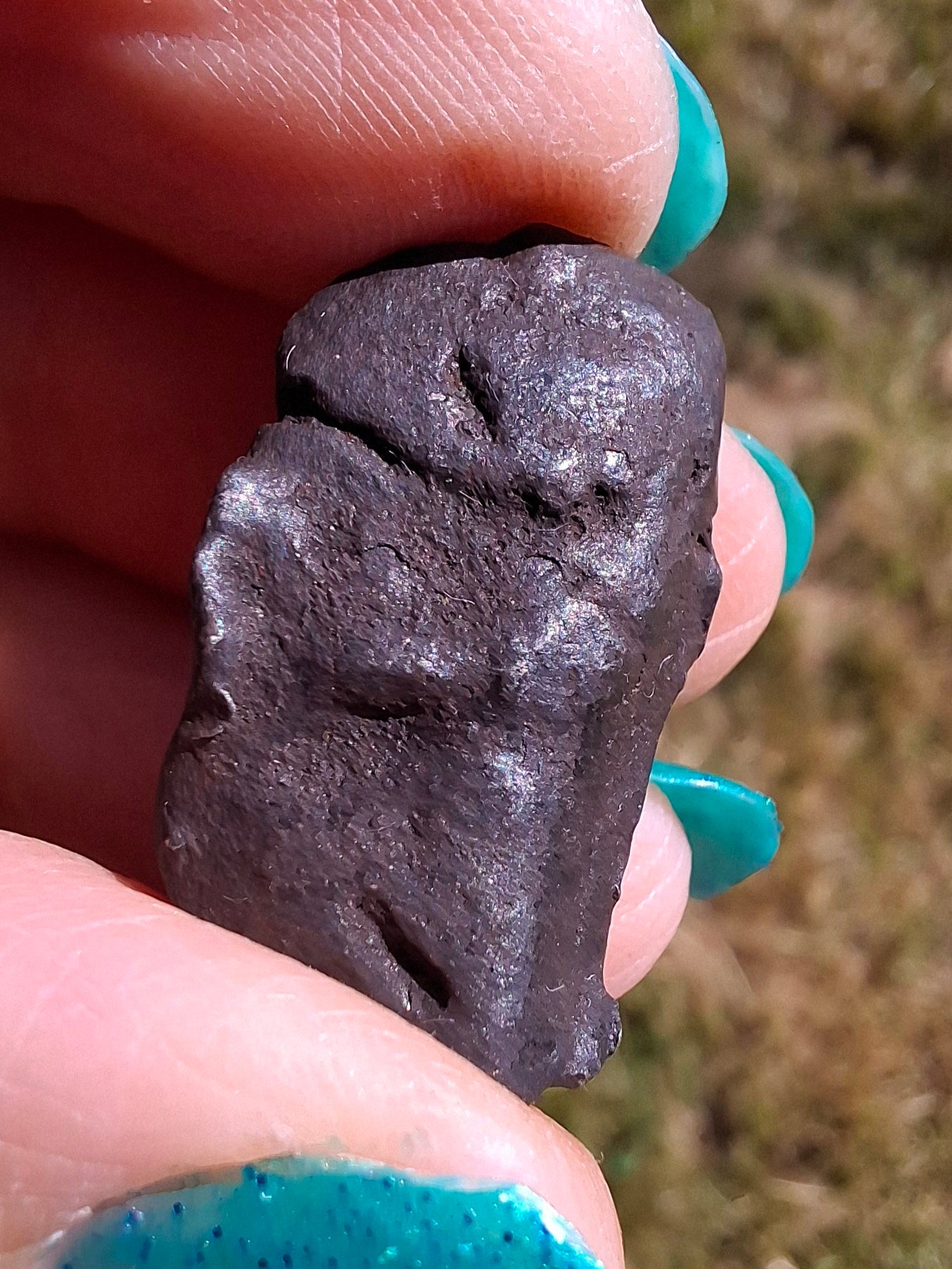 Gebel Kamil Iron Meteorite, 12.34g (Ref: K44)