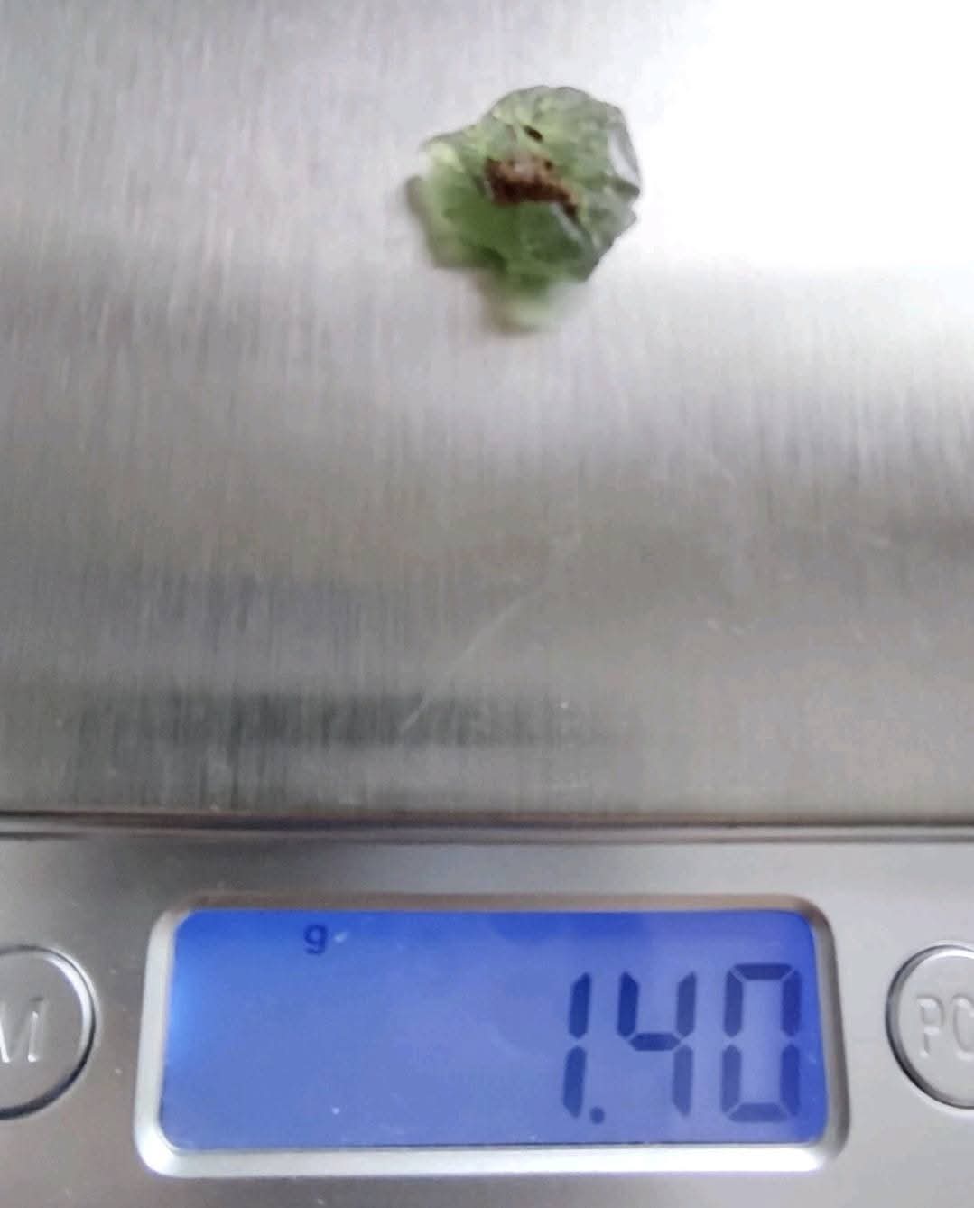 Moldavite Piece, 1.40g, Tektite (Ref: E219)