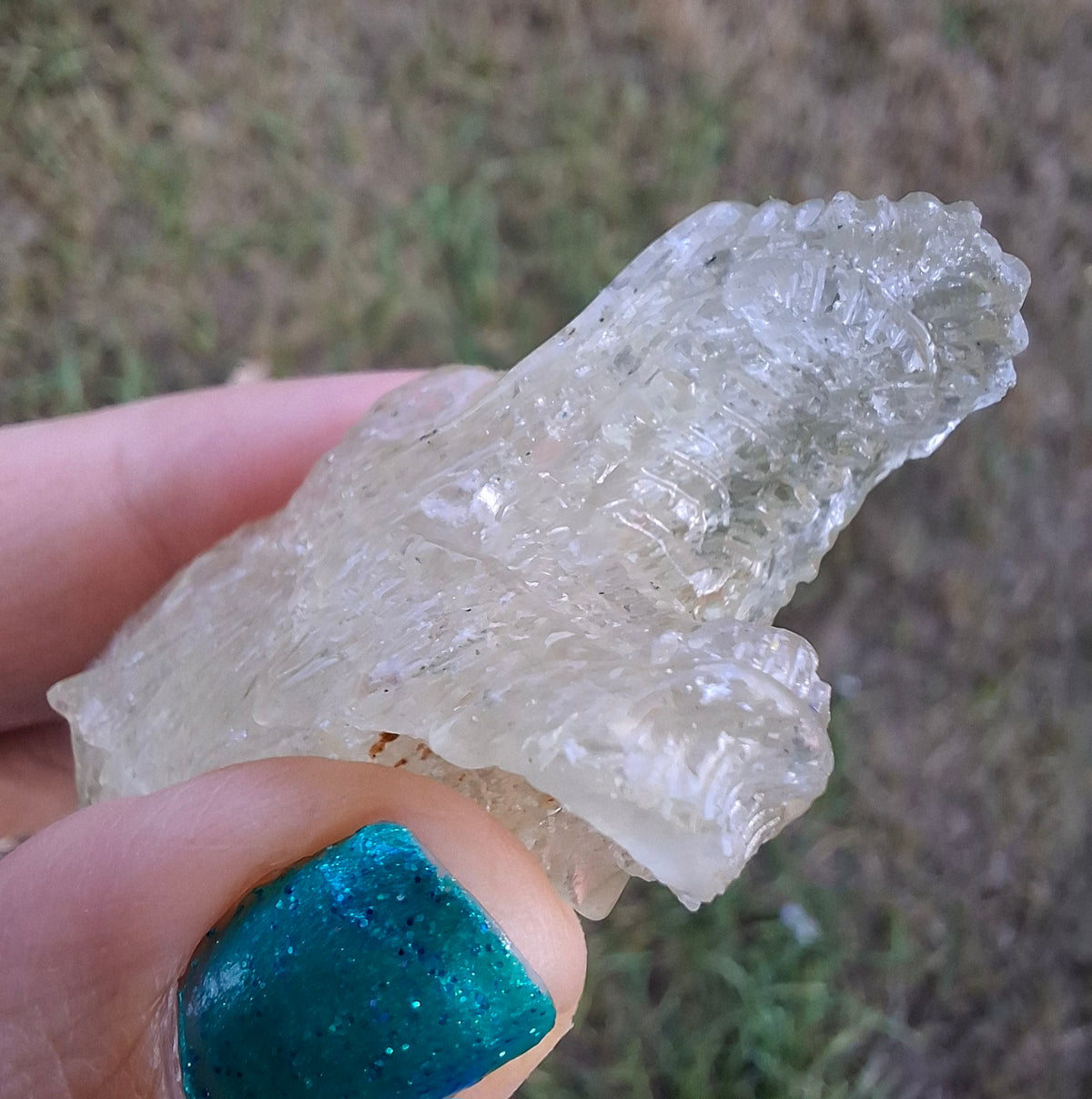 Libyan Desert Glass DRAGON HEAD carving, 22.42g, Tektite (Ref: Dragon 2)
