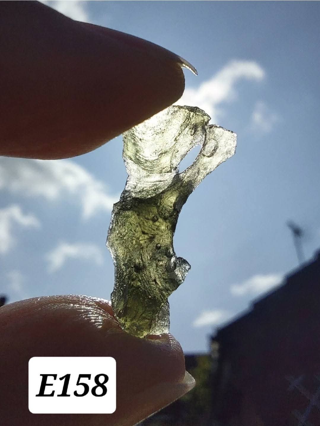Moldavite Piece, 1.10g, Tektite (Ref: E158)