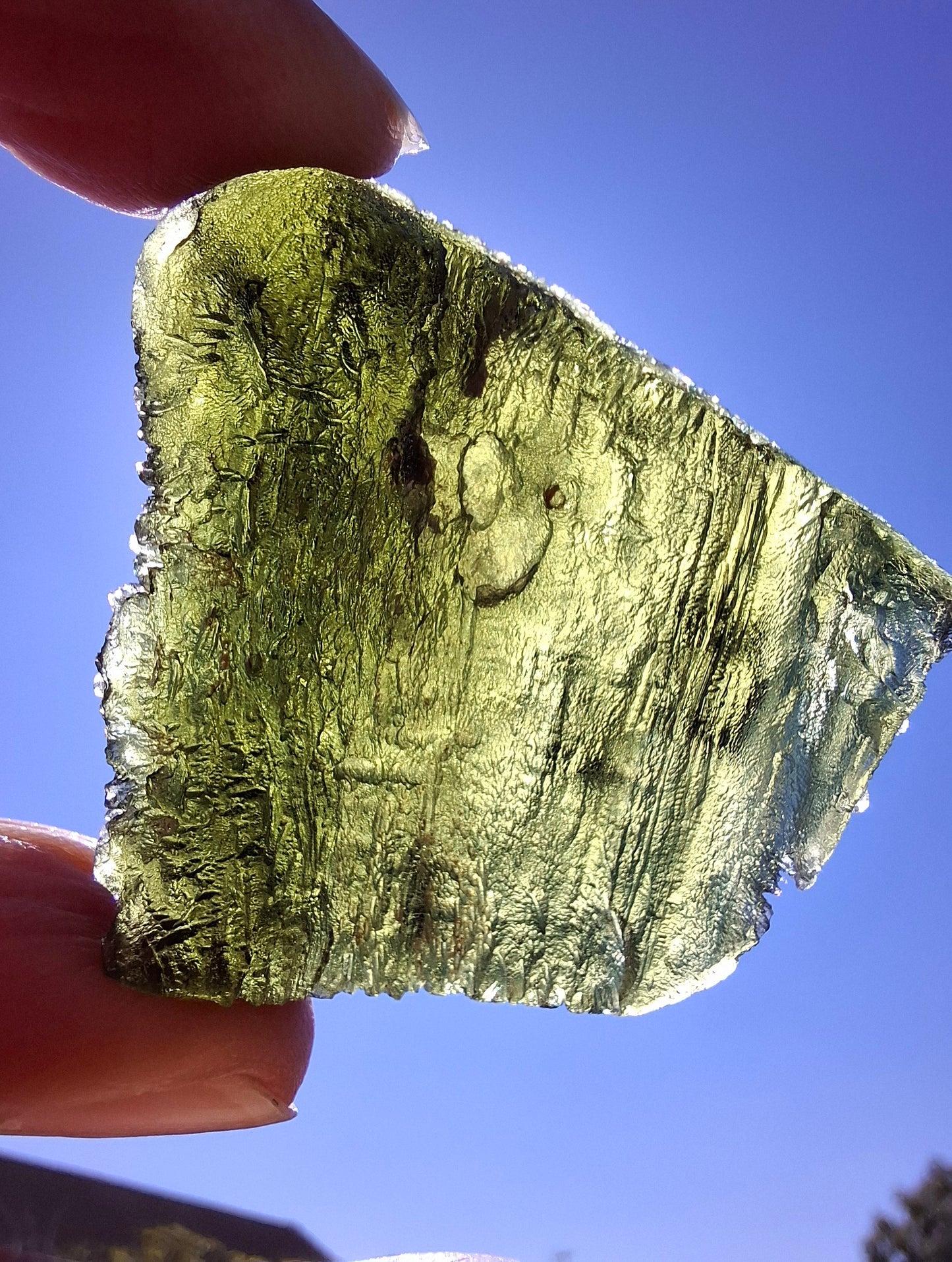 Moldavite Piece, NOVA HOSPODA, 18.15g, Tektite (Ref: 1041)