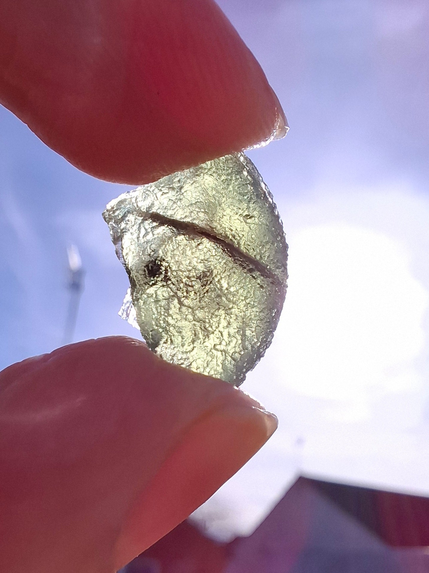 Moldavite Piece, 1.13g, Tektite (Ref: 1335)
