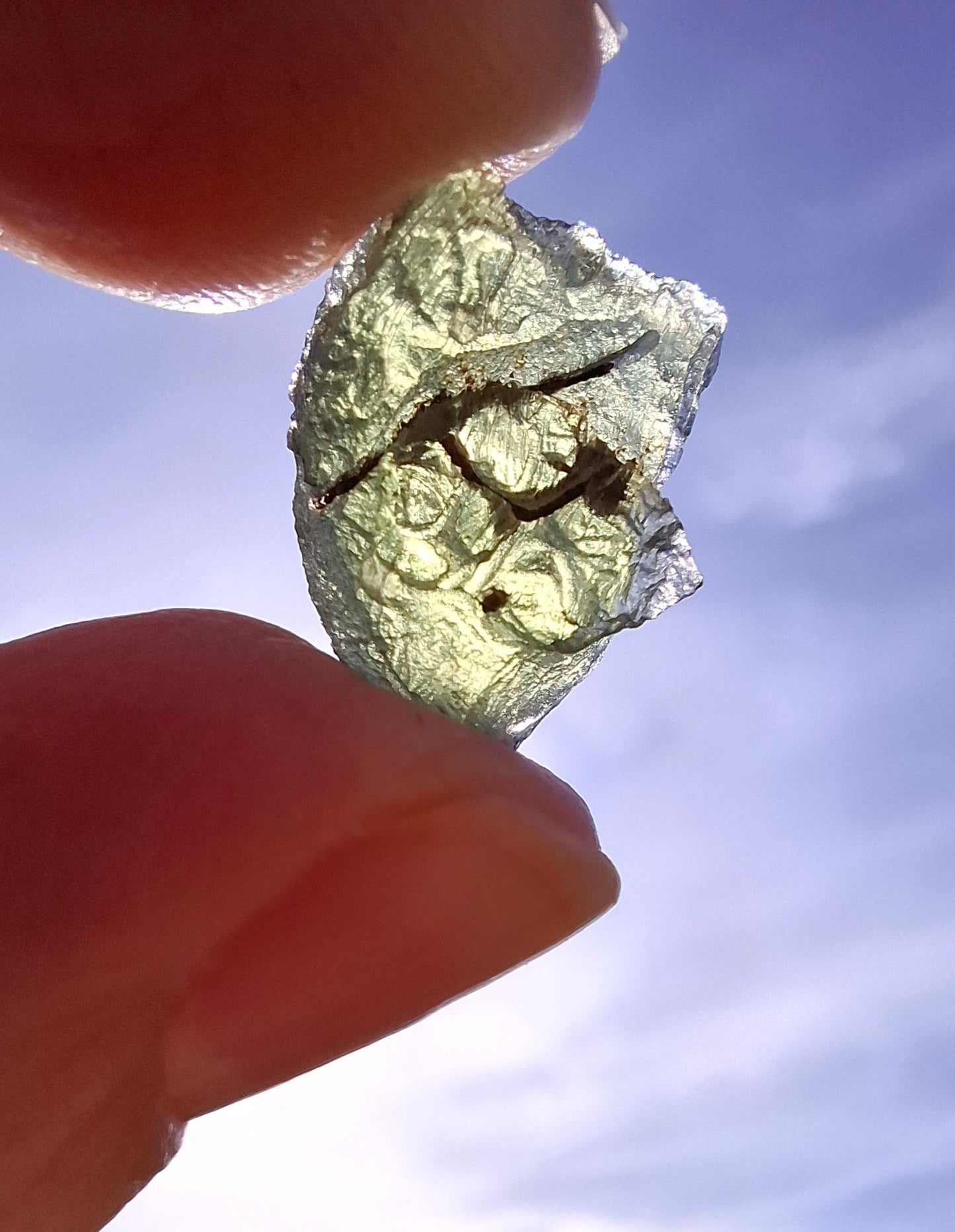 Moldavite Piece, 1.13g, Tektite (Ref: 1335)